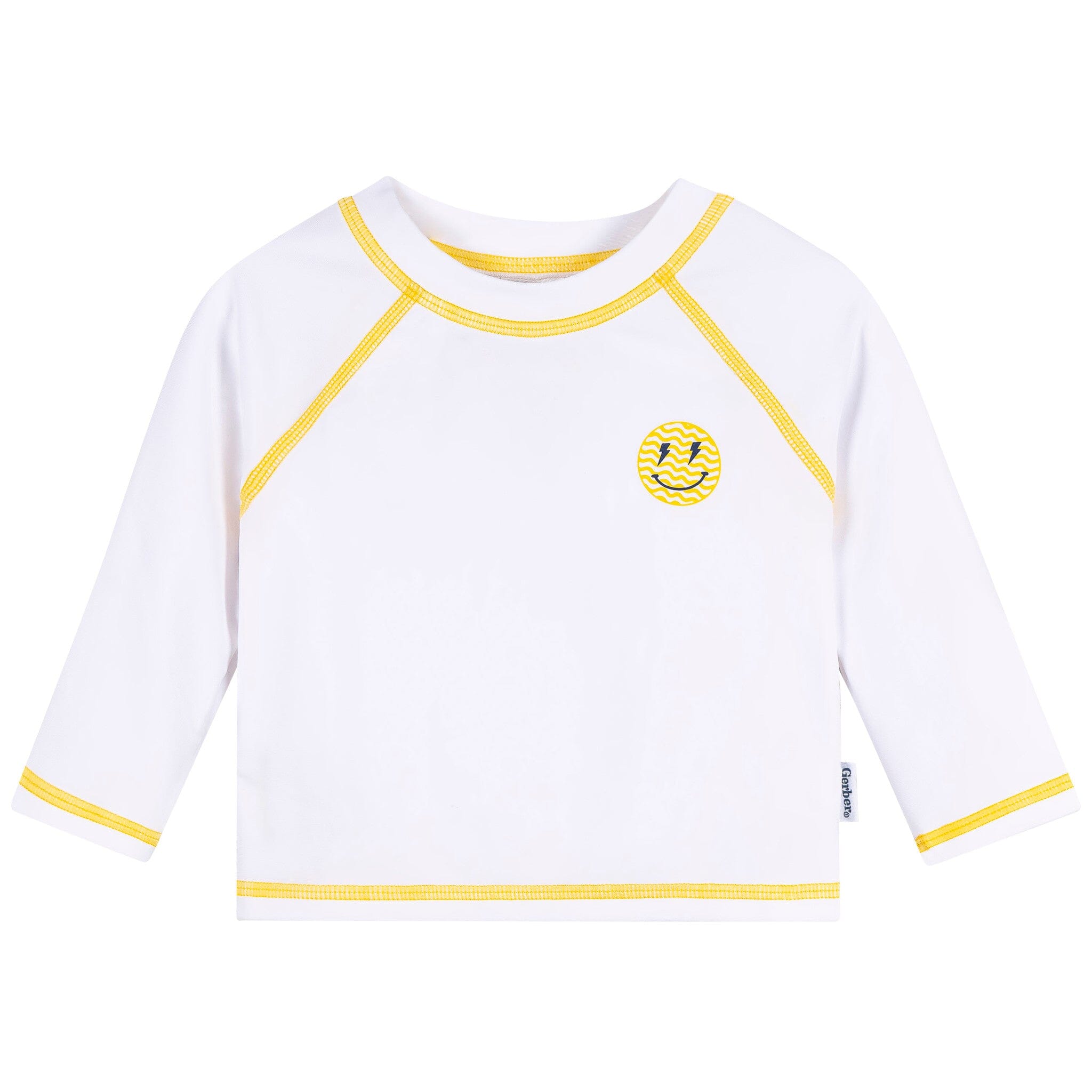 Baby & Toddler Neutral UPF 50+ Smiley Face Rash Guard