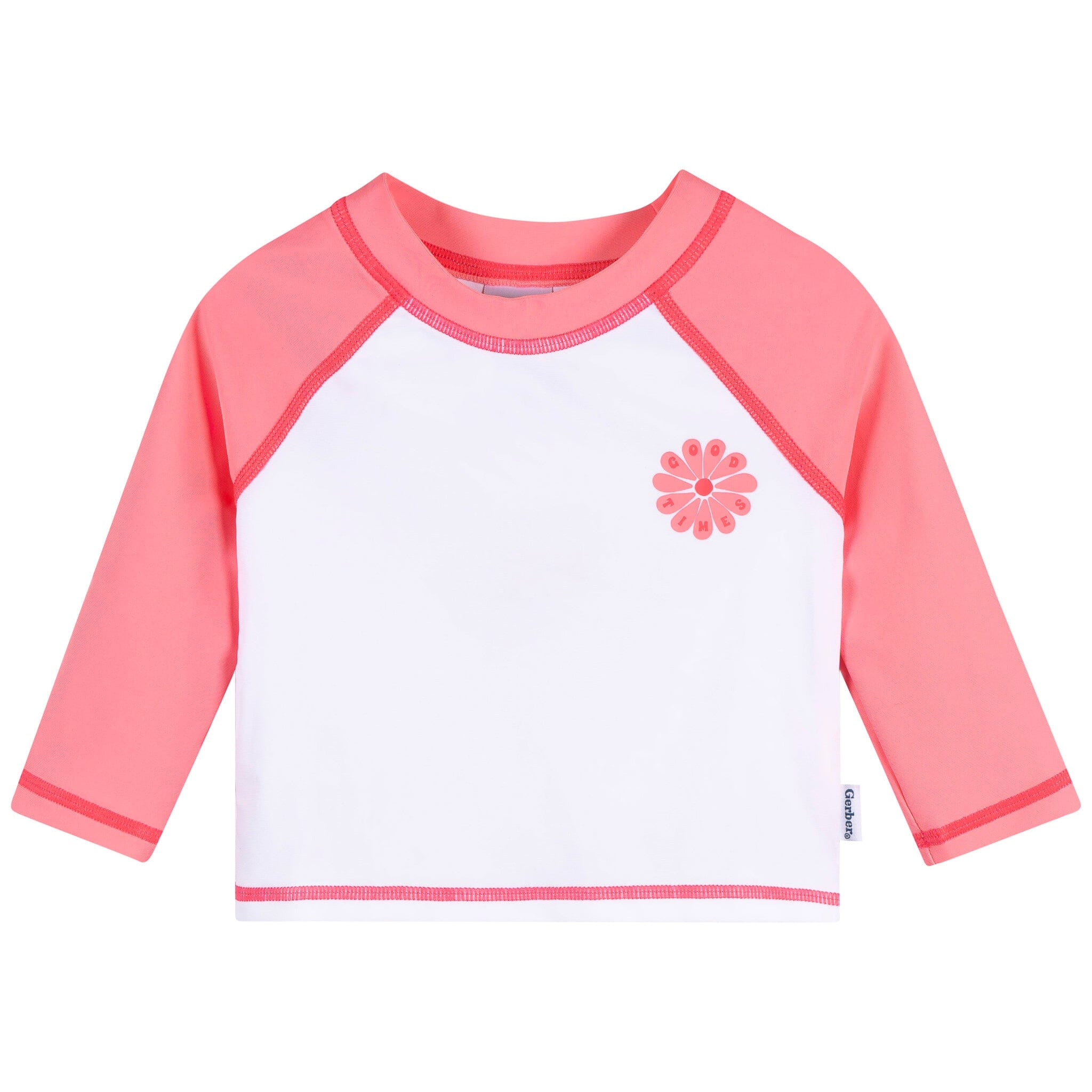 Baby & Toddler Girls UPF 50+ Pink Daisy Rash Guard