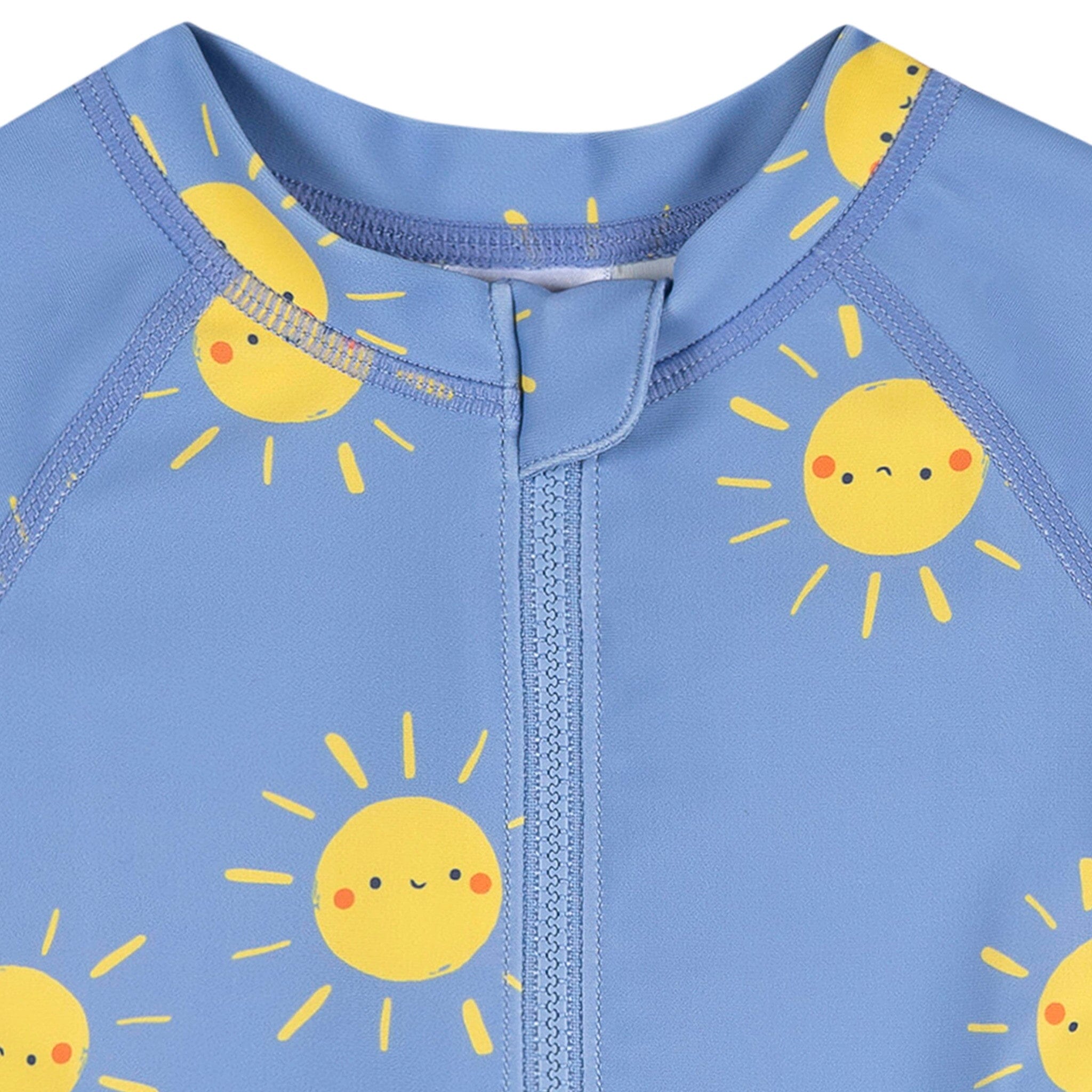 Baby Boys UPF 50+ Sunshine Smiles Long Sleeve Rash Guard - Image 2