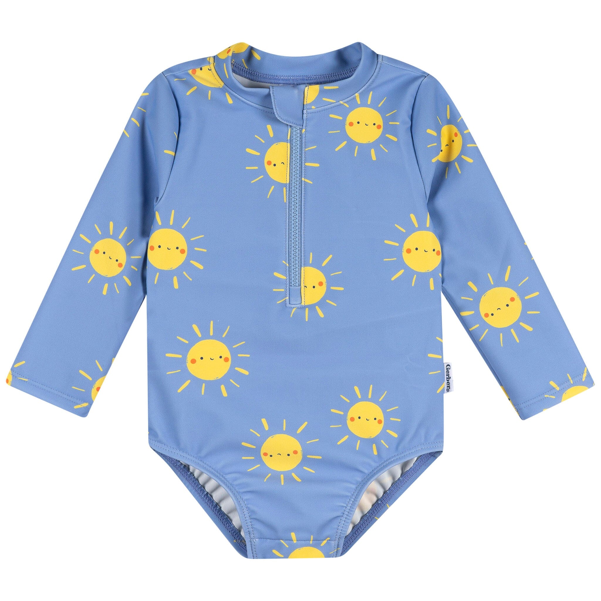 Baby Girls UPF 50+ Sunshine Smiles Rashguard Suit