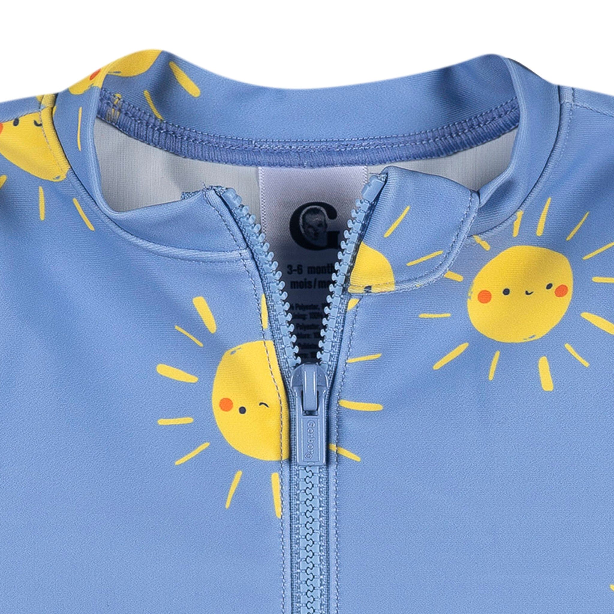 Baby Girls UPF 50+ Sunshine Smiles Rashguard Suit - Image 3