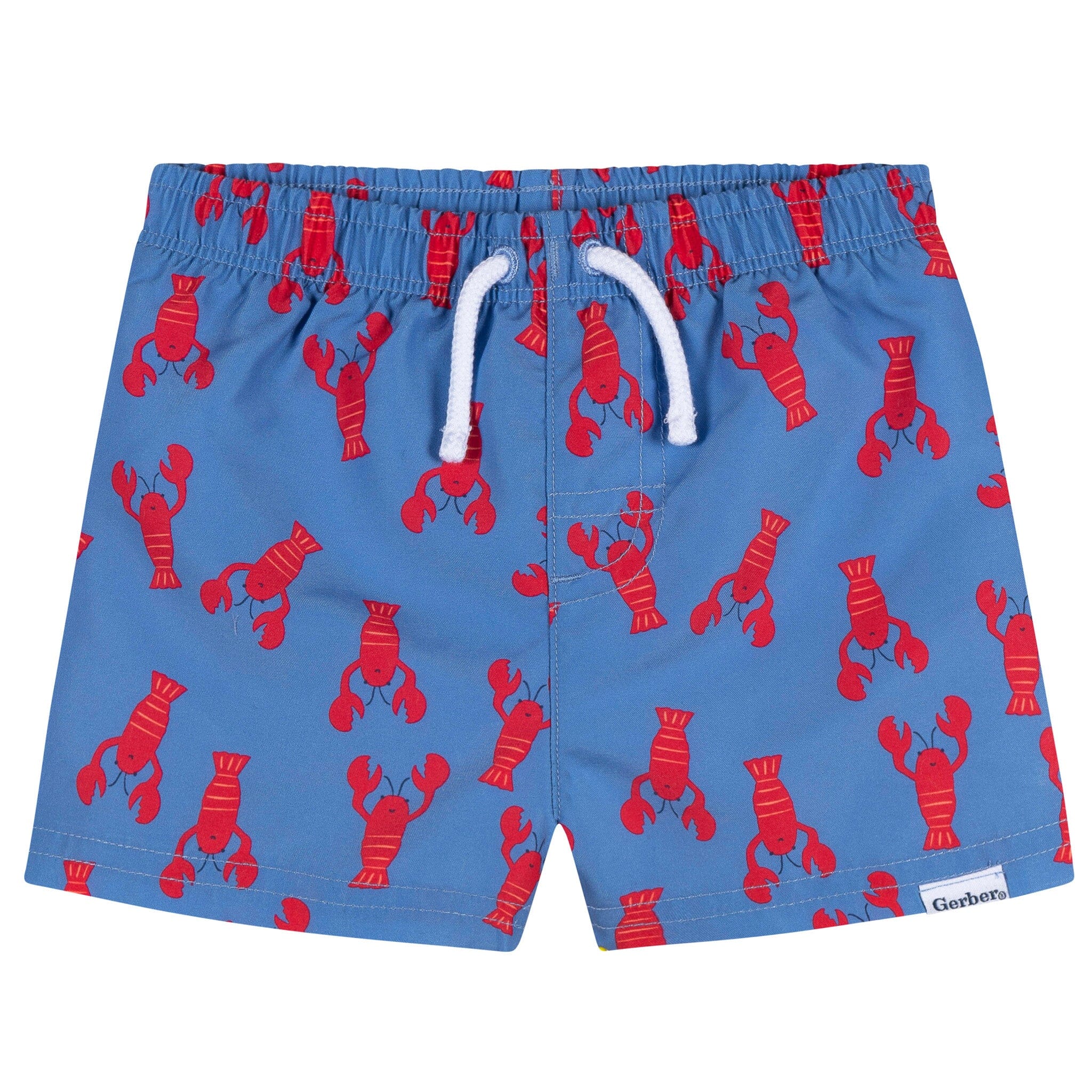 2-Pack Baby & Toddler Boys UPF 50+ Lobsters Swim Trunks - Image 8