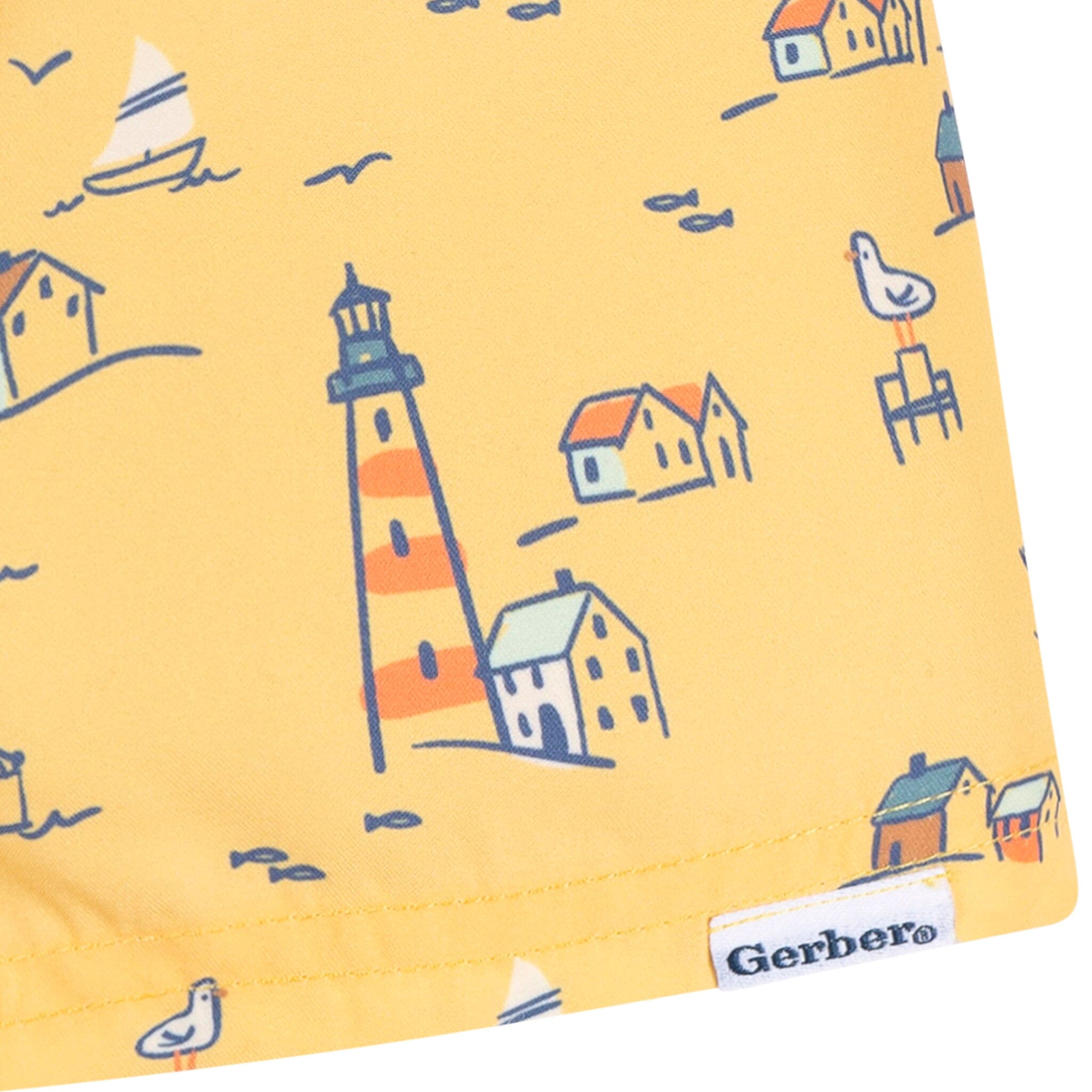 2-Pack Baby & Toddler Boys UPF 50+ Lighthouse Swim Trunks - Image 11