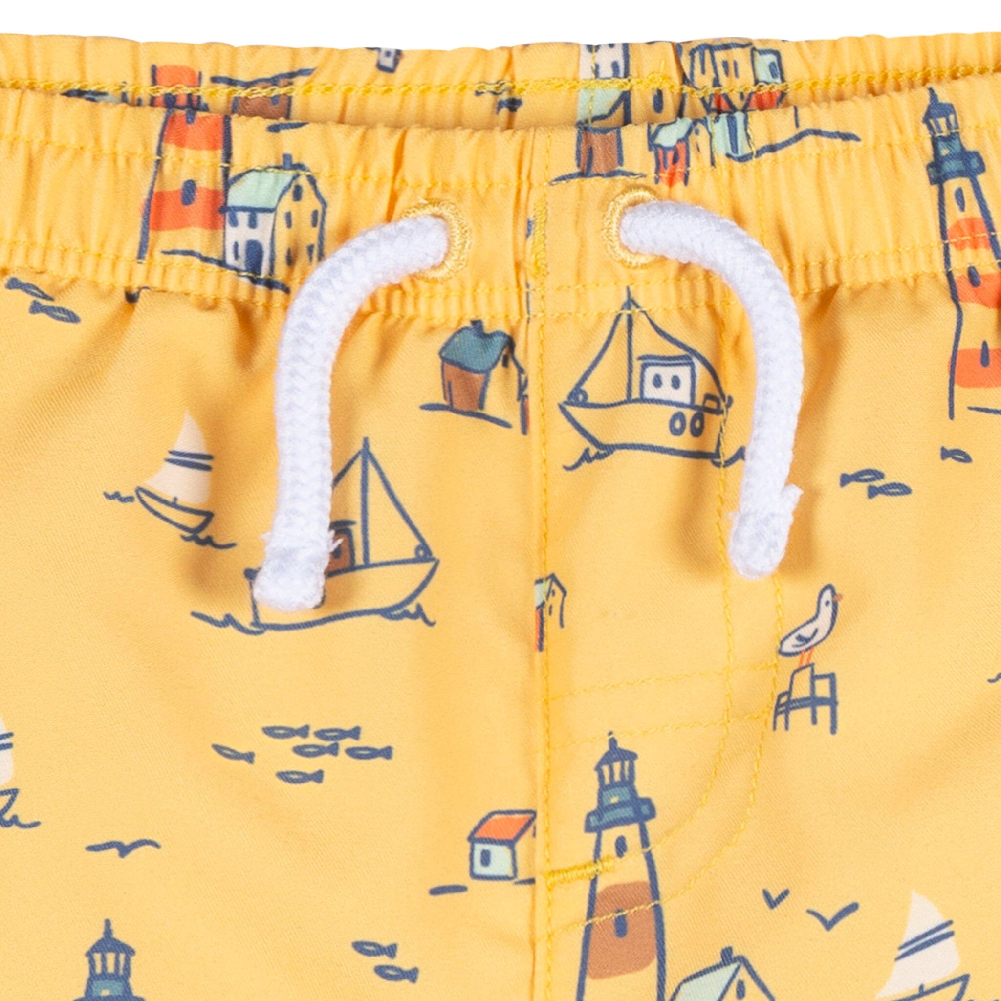 2-Pack Baby & Toddler Boys UPF 50+ Lighthouse Swim Trunks - Image 10