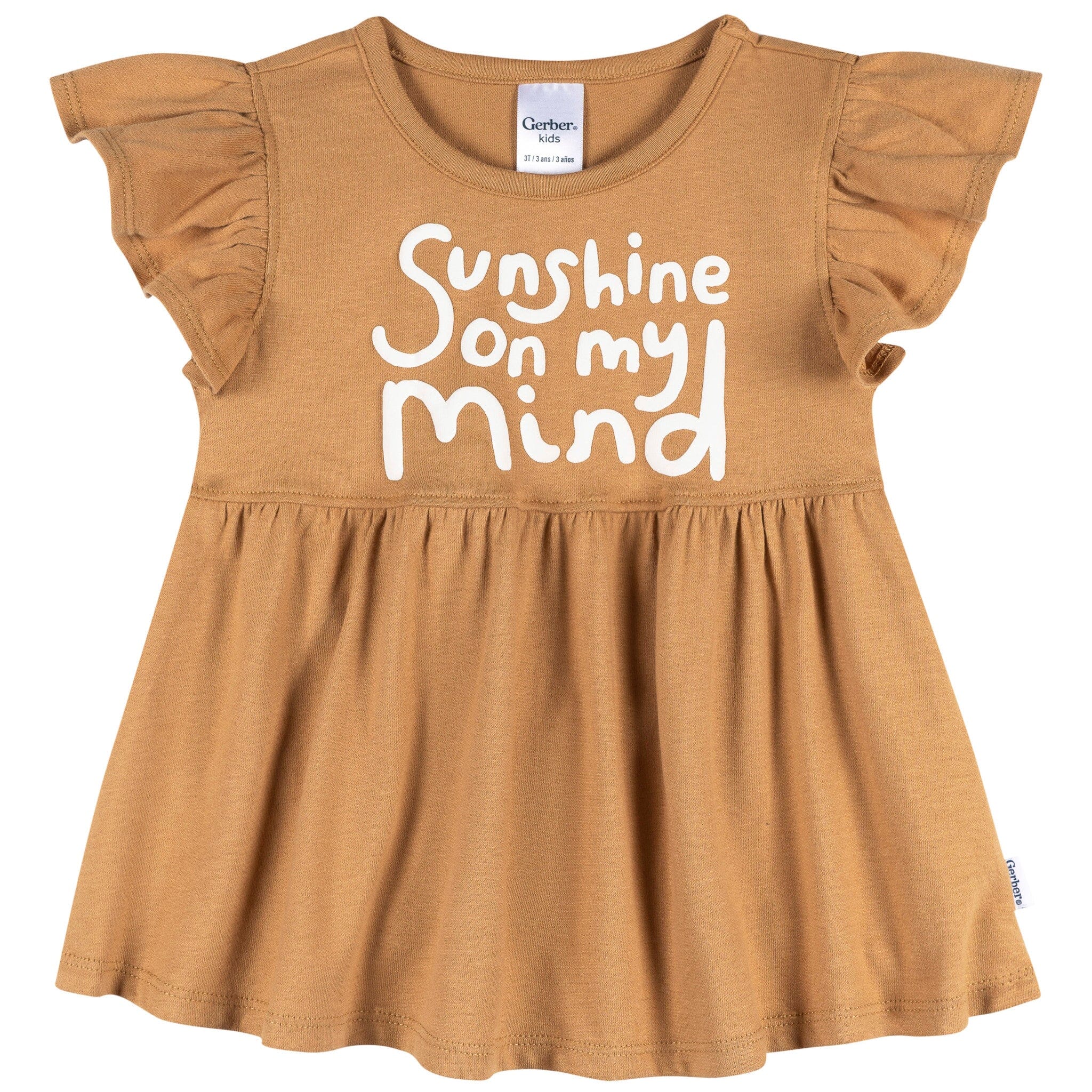 3-Piece Infant & Toddler Girls Daisy Sunshine T-Shirts & Shorts - Image 2