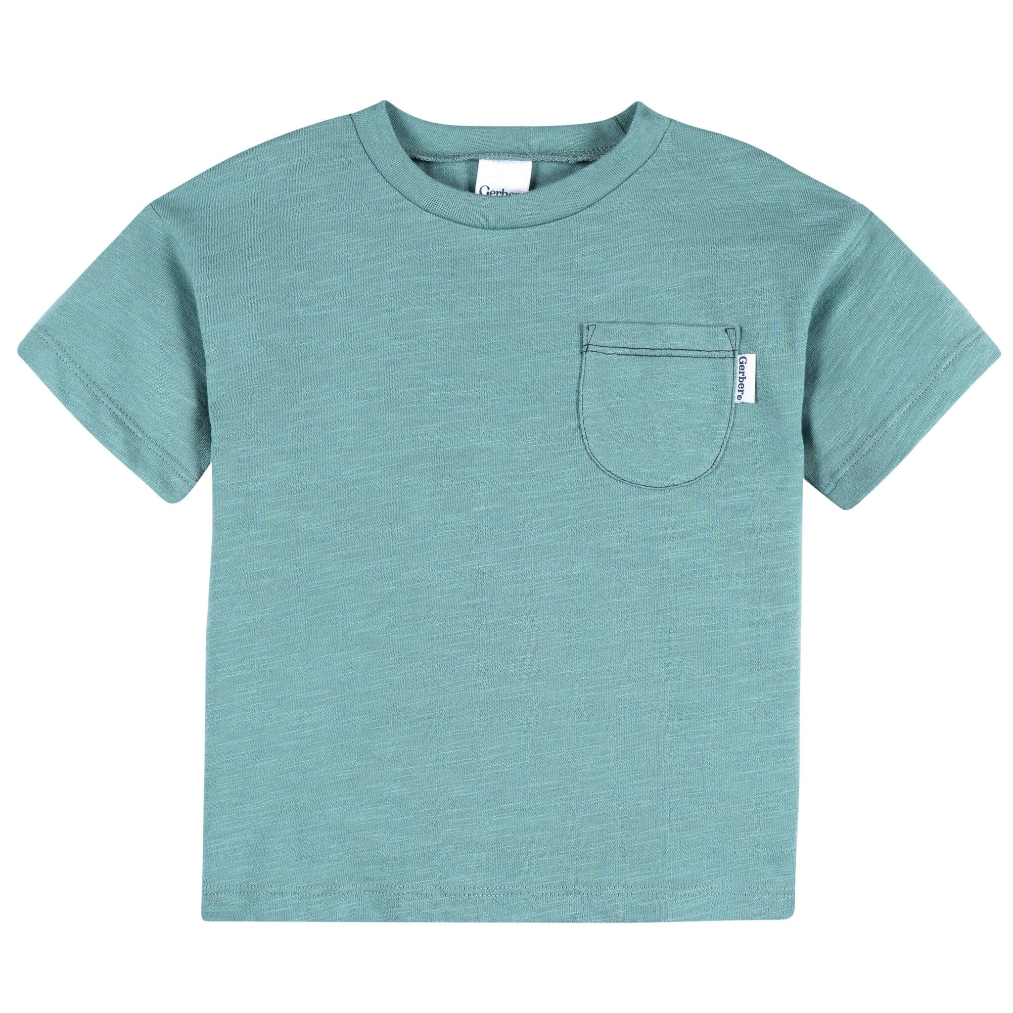3-Piece Infant & Toddler Boys Good Vibes T-Shirts & Shorts - Image 3