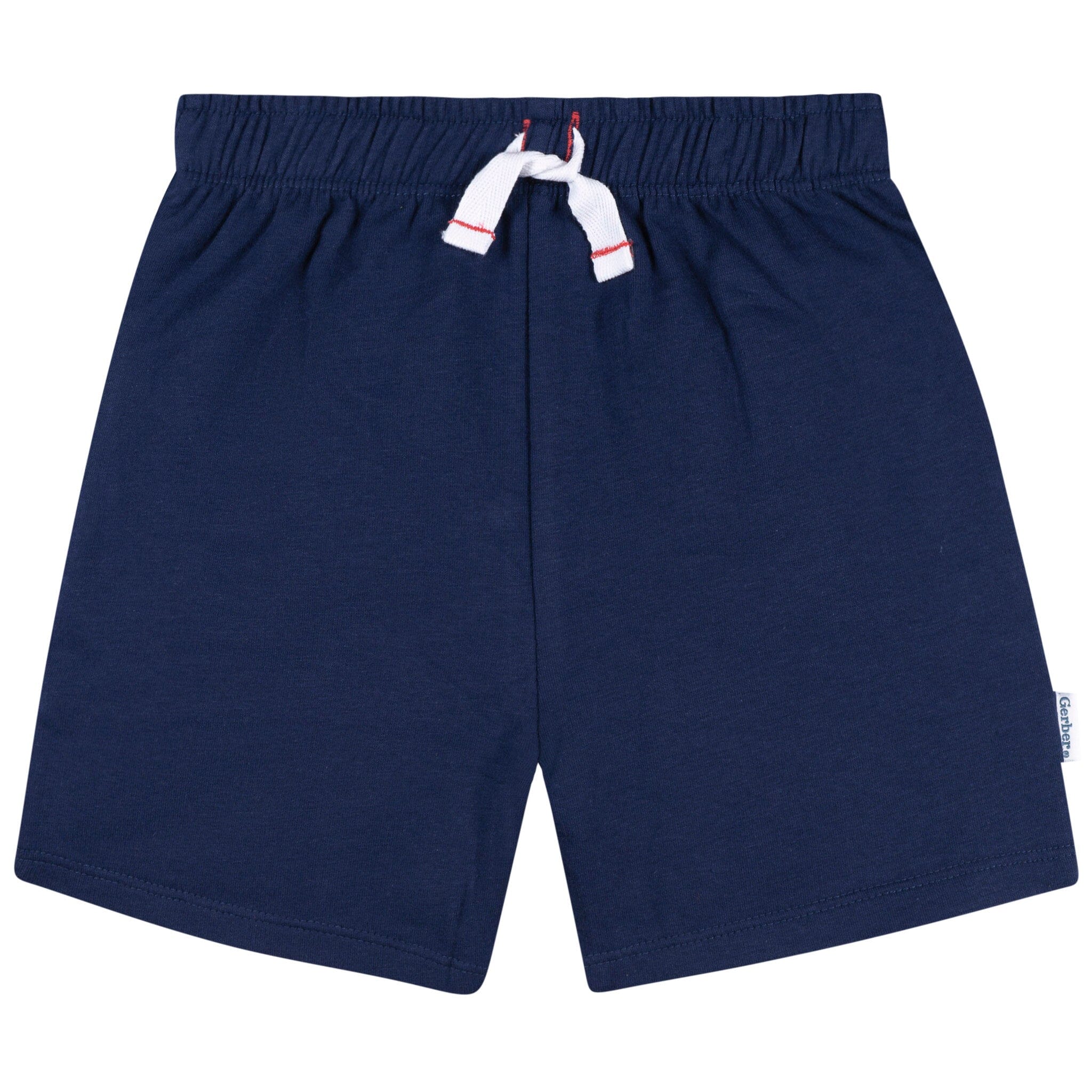 2-Piece Infant & Toddler Boys Red & Blue Stripe Polo Shirt and Shorts Set - Image 5