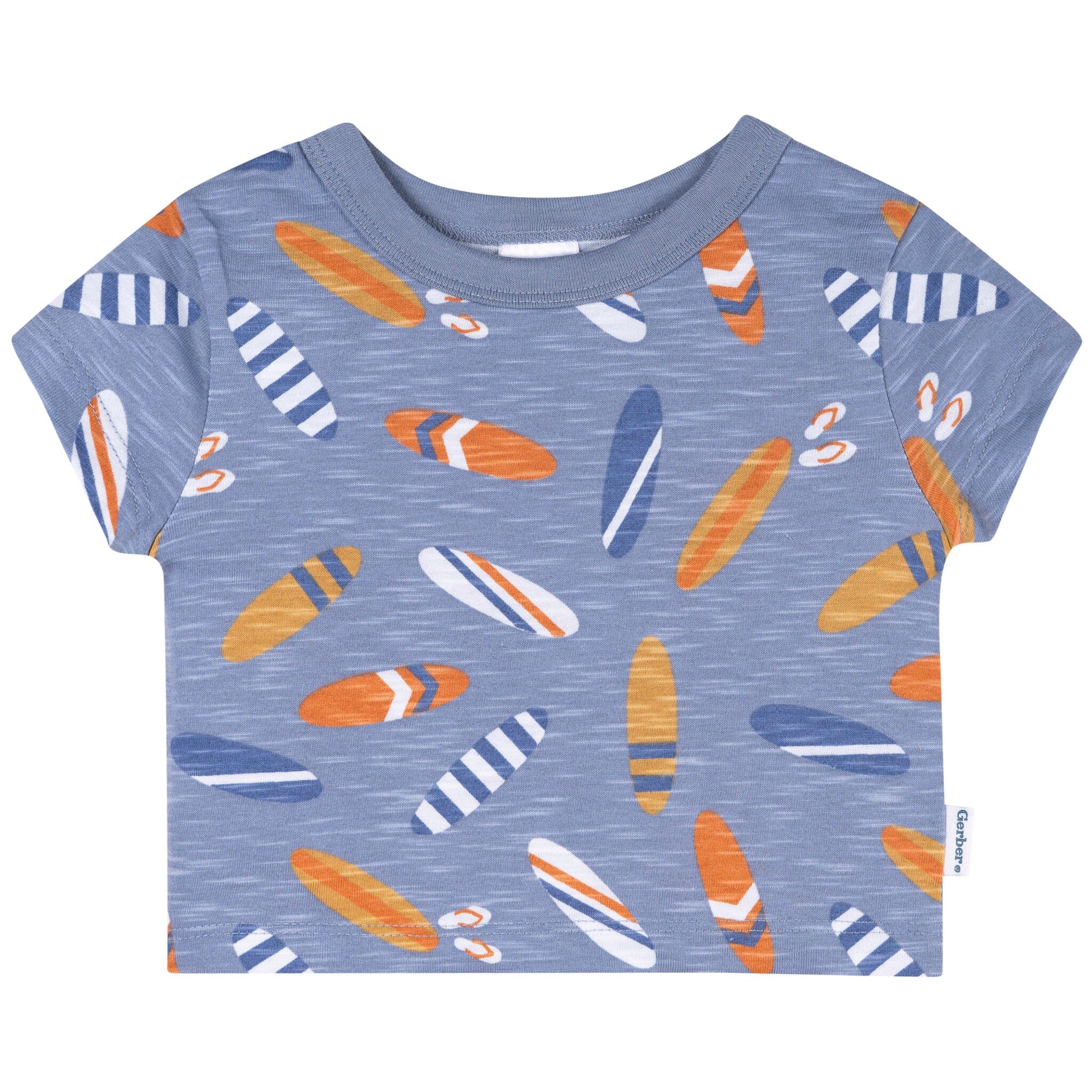 2-Piece Baby & Toddler Boys Surfboard T-Shirt and Shorts Set - Image 2