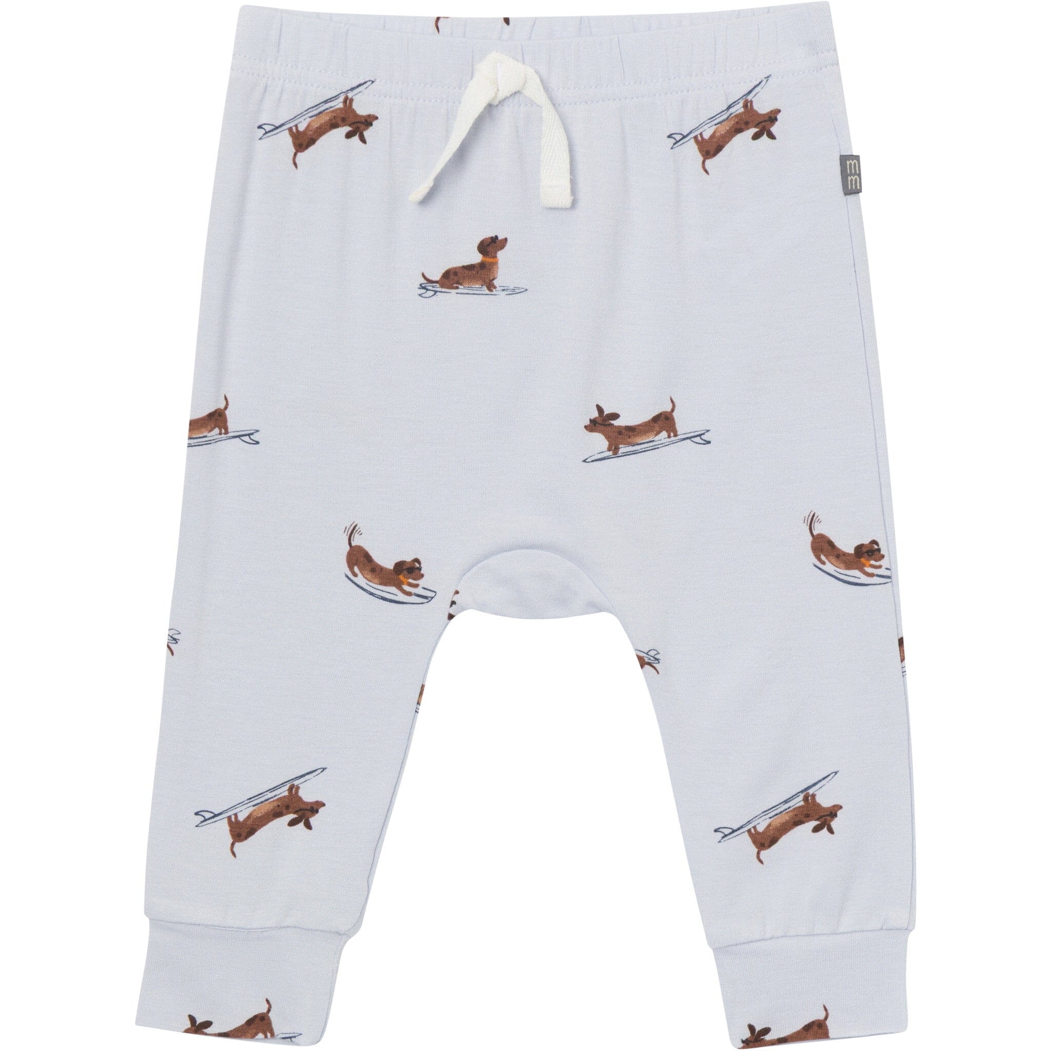 4-Piece Baby Boys Dachshund Surf Bodysuits and Pants Viscose Set - Image 5