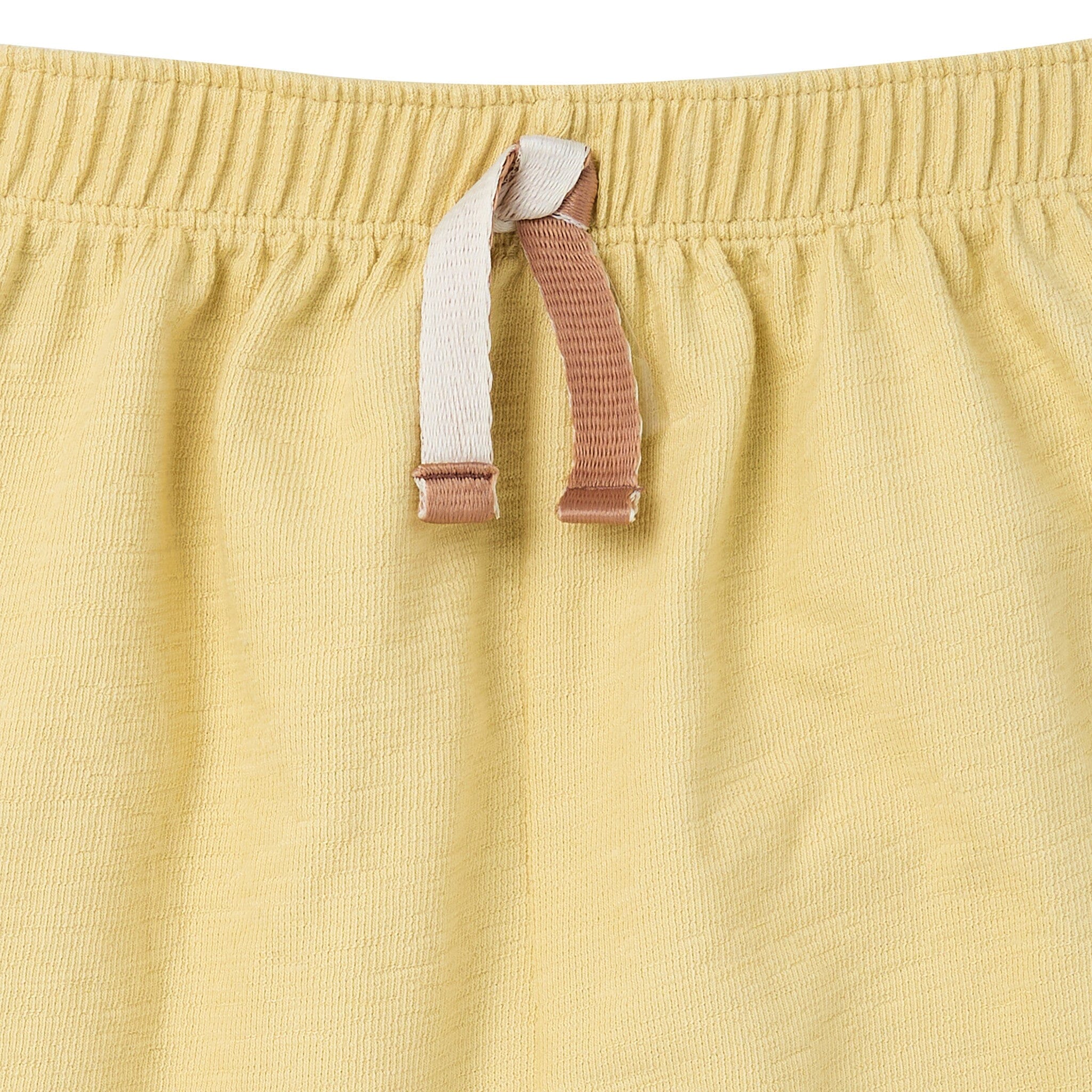 2-Piece Boys Yellow Palm Tree Polo Shirt and Shorts Set - Image 9