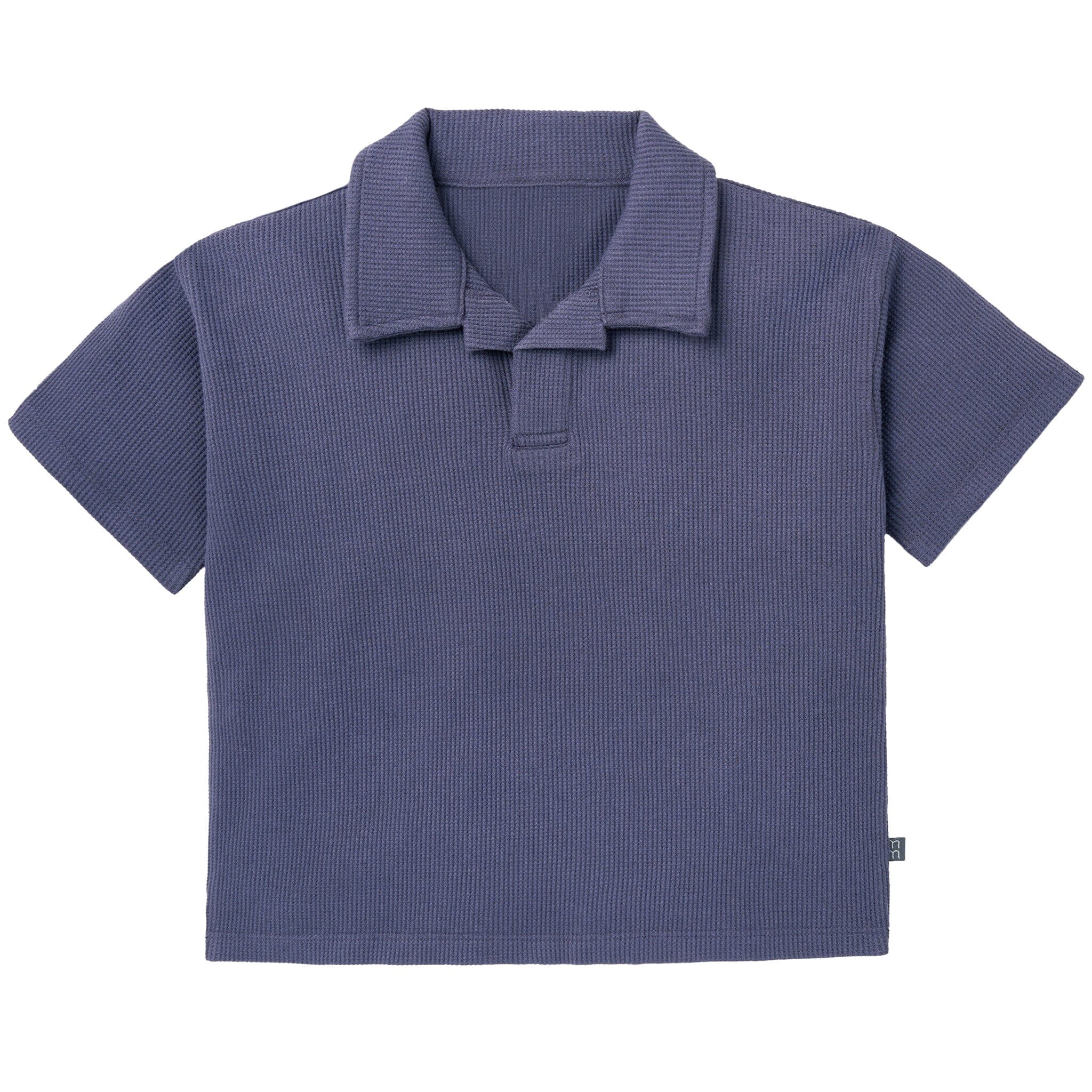 2-Piece Boys Odyssey Gray Johnny Collar Shirt and Shorts Set - Image 2
