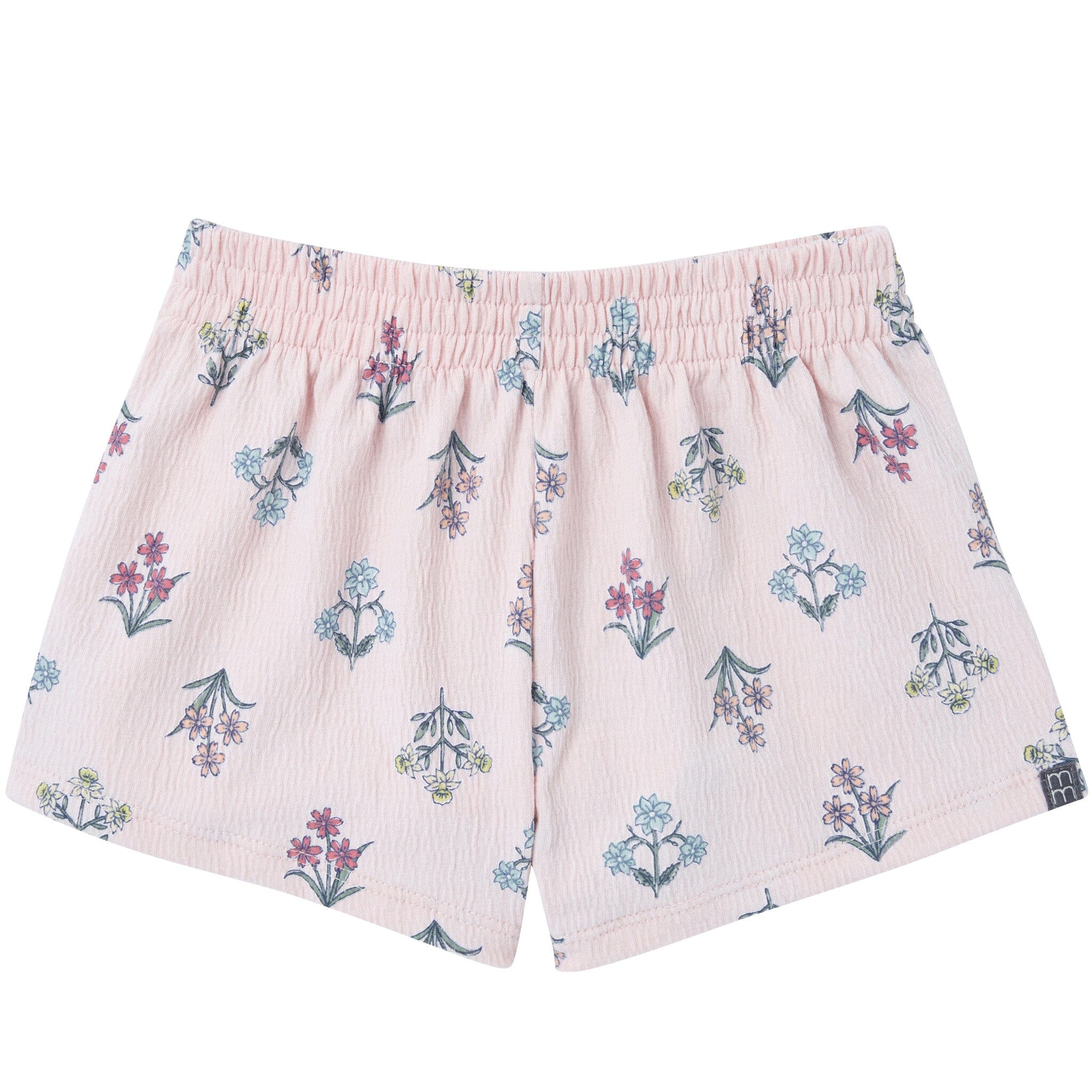 2-Piece Girls Pink Floral Top and Shorts Set - Image 9