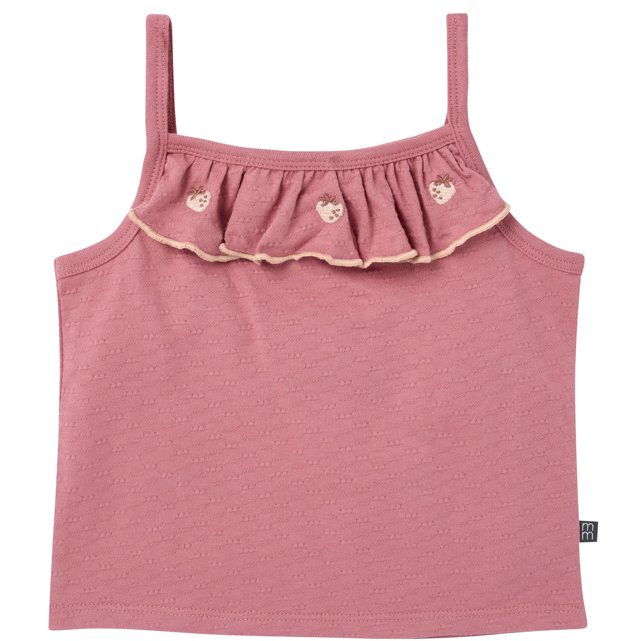 4-Piece Girls Strawberries Tank Tops & Shorts Set - Image 7