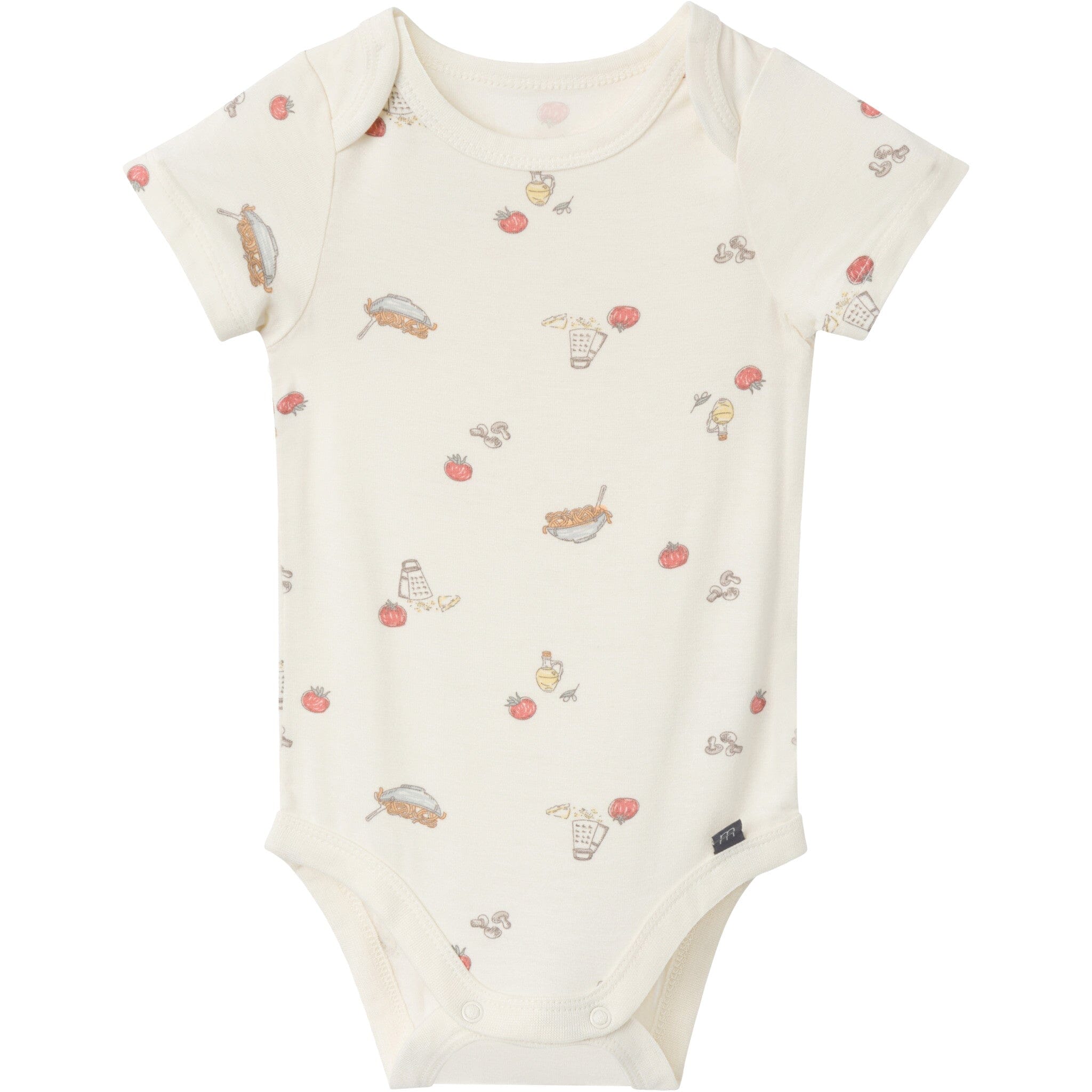 4-Piece Baby Neutral Pasta Dinner Bodysuits and Pants Viscose Set - Image 2
