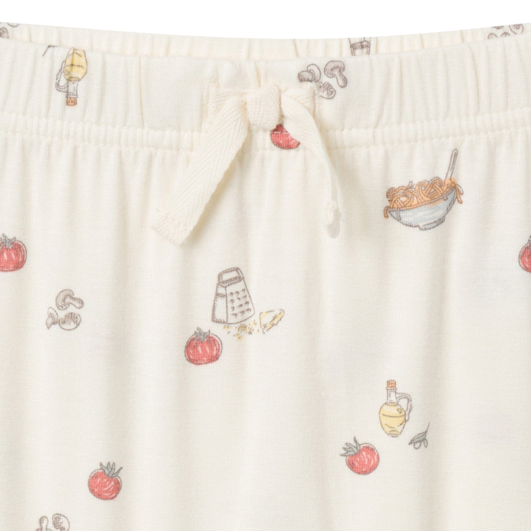 4-Piece Baby Neutral Pasta Dinner Bodysuits and Pants Viscose Set - Image 7