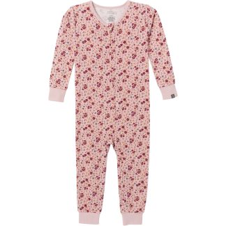 Baby & Toddler Girls Light Rose Floral Snug Fit Footless Pajamas