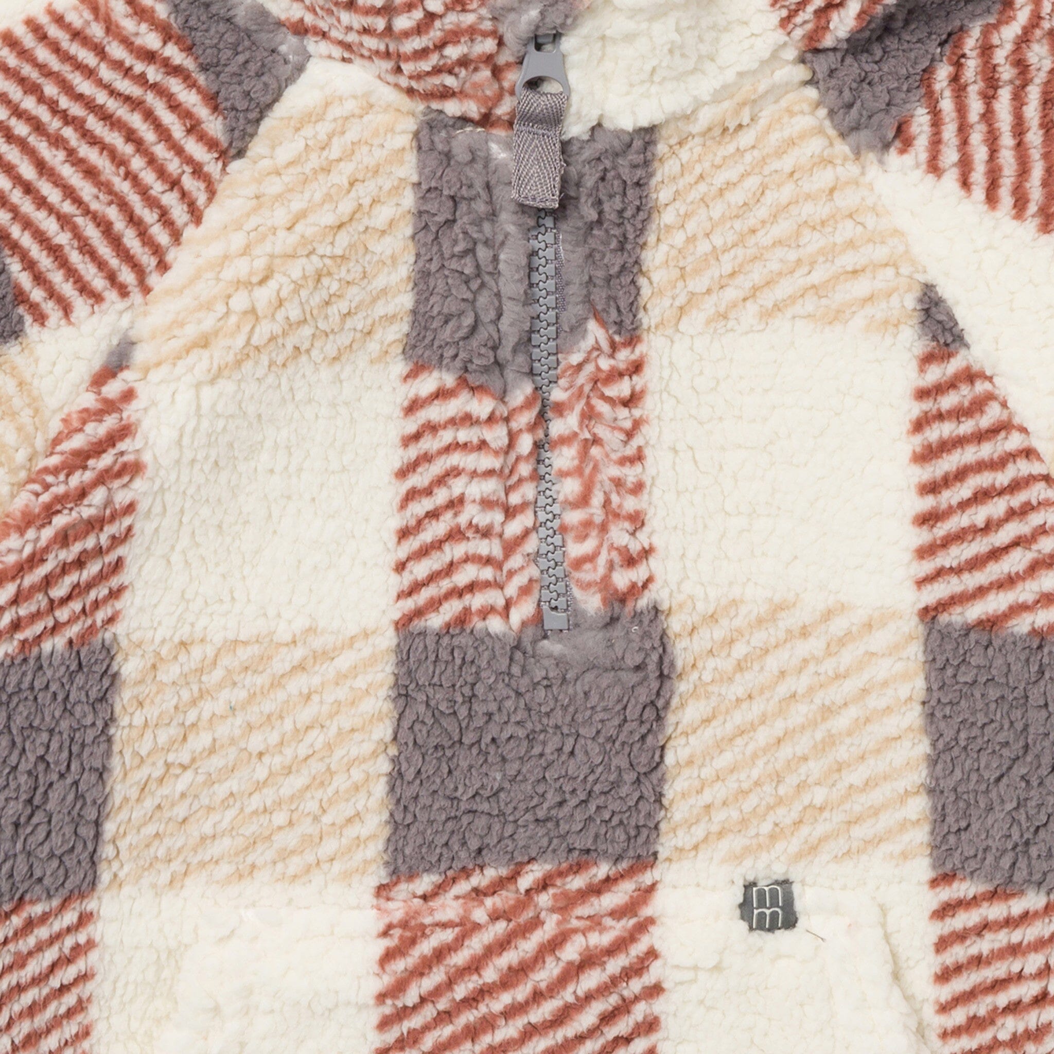 Infant & Toddler Boys Multi Plaid Half-Zip Pullover - Image 3