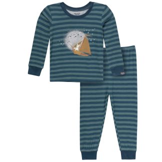 2-Piece Infant & Toddler Boys Blue Stripe Where The Wild Things Are Snug Fit Pajama Set