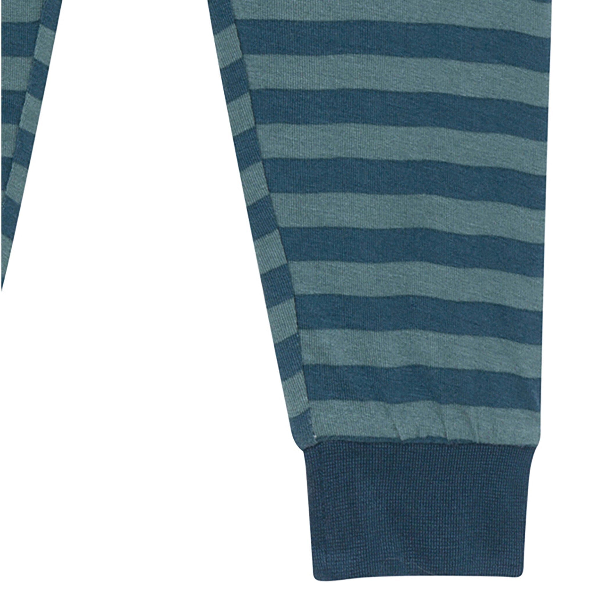 2-Piece Infant & Toddler Boys Blue Stripe Where The Wild Things Are Snug Fit Pajama Set - Image 12
