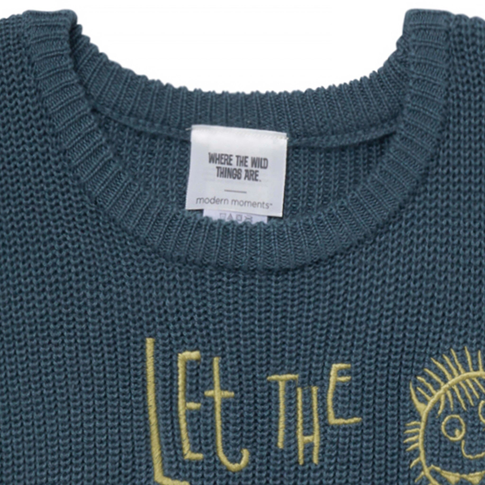 Toddler Neutral Let the Wild Rumpus Start Where The Wild Things Are Sweater, 2T - Image 4