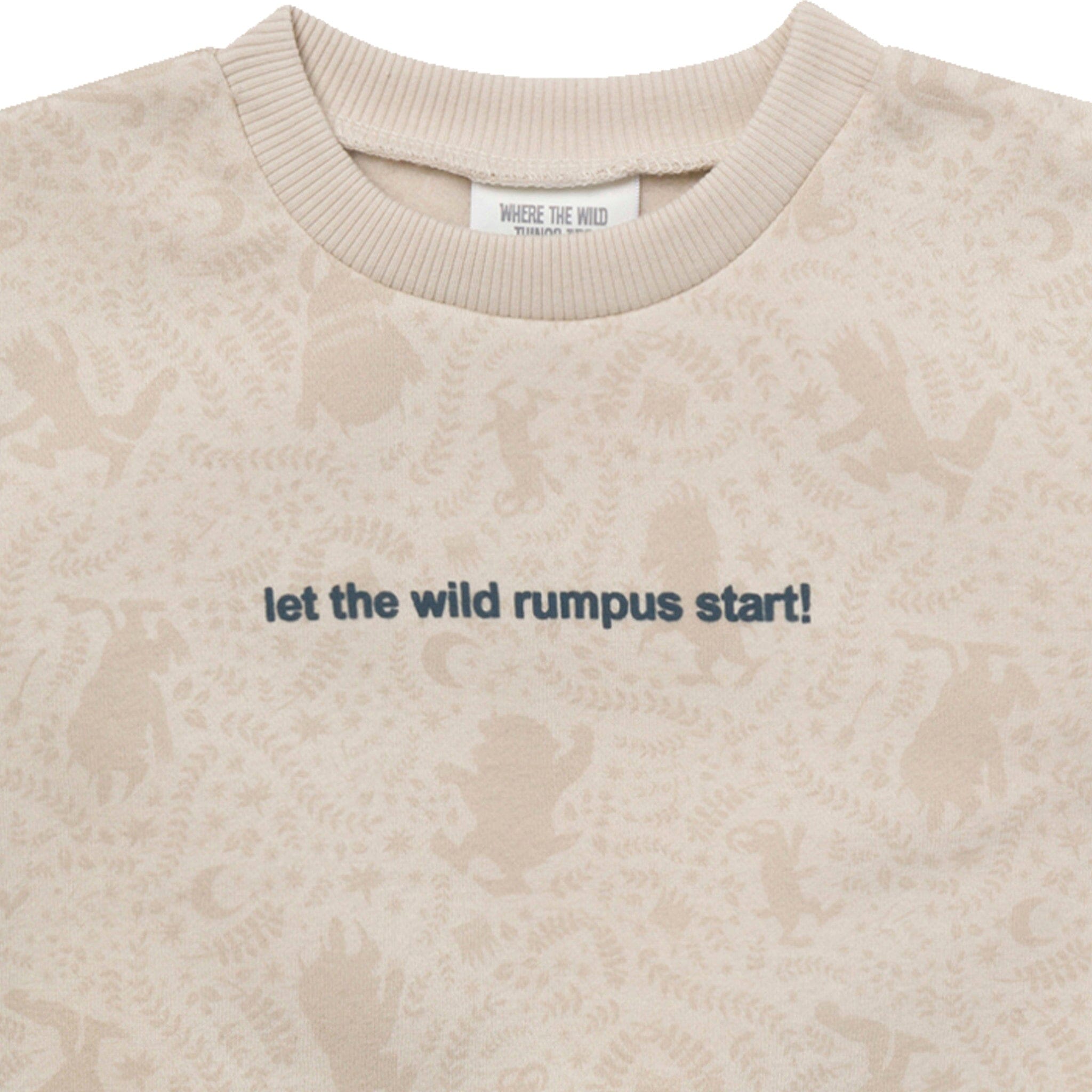 Baby & Toddler Neutral Let the Wild Rumpus Start Where The Wild Things Are Sweatshirt - Image 3