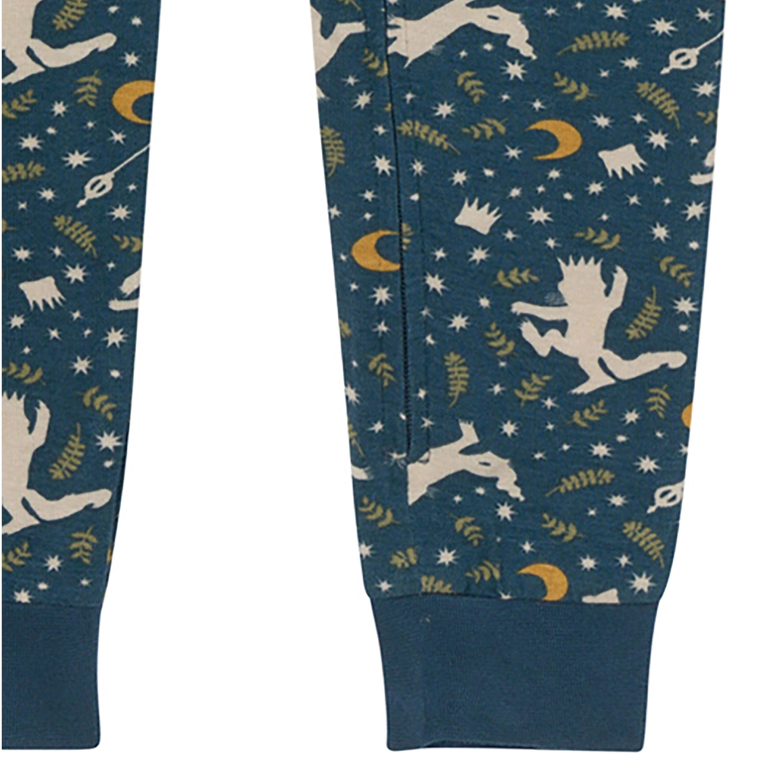 Baby & Toddler Boys Navy Where The Wild Things Are Footless Pajamas - Image 7