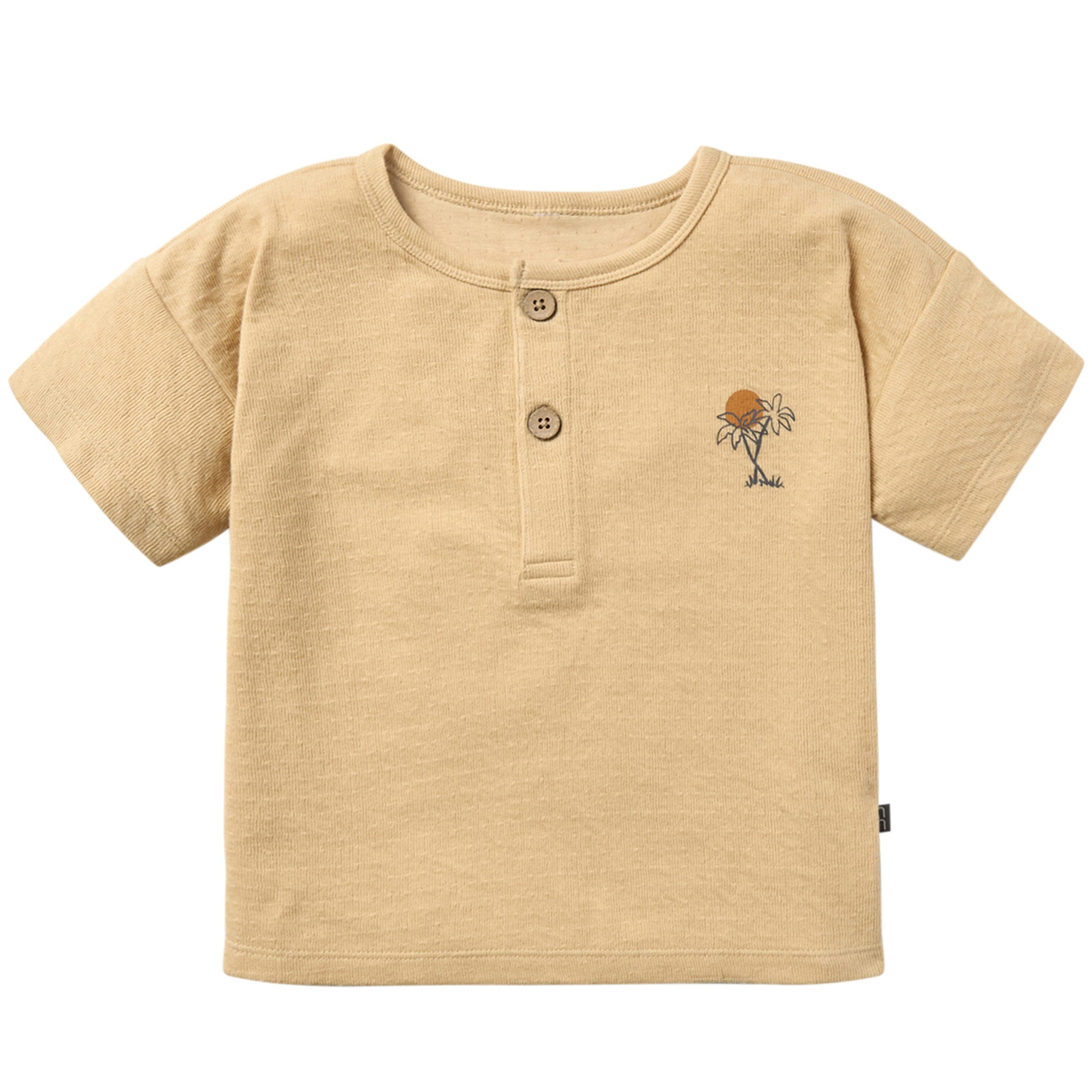 2-Piece Infant & Toddler Boys Henley Top & Shorts Set - Image 6
