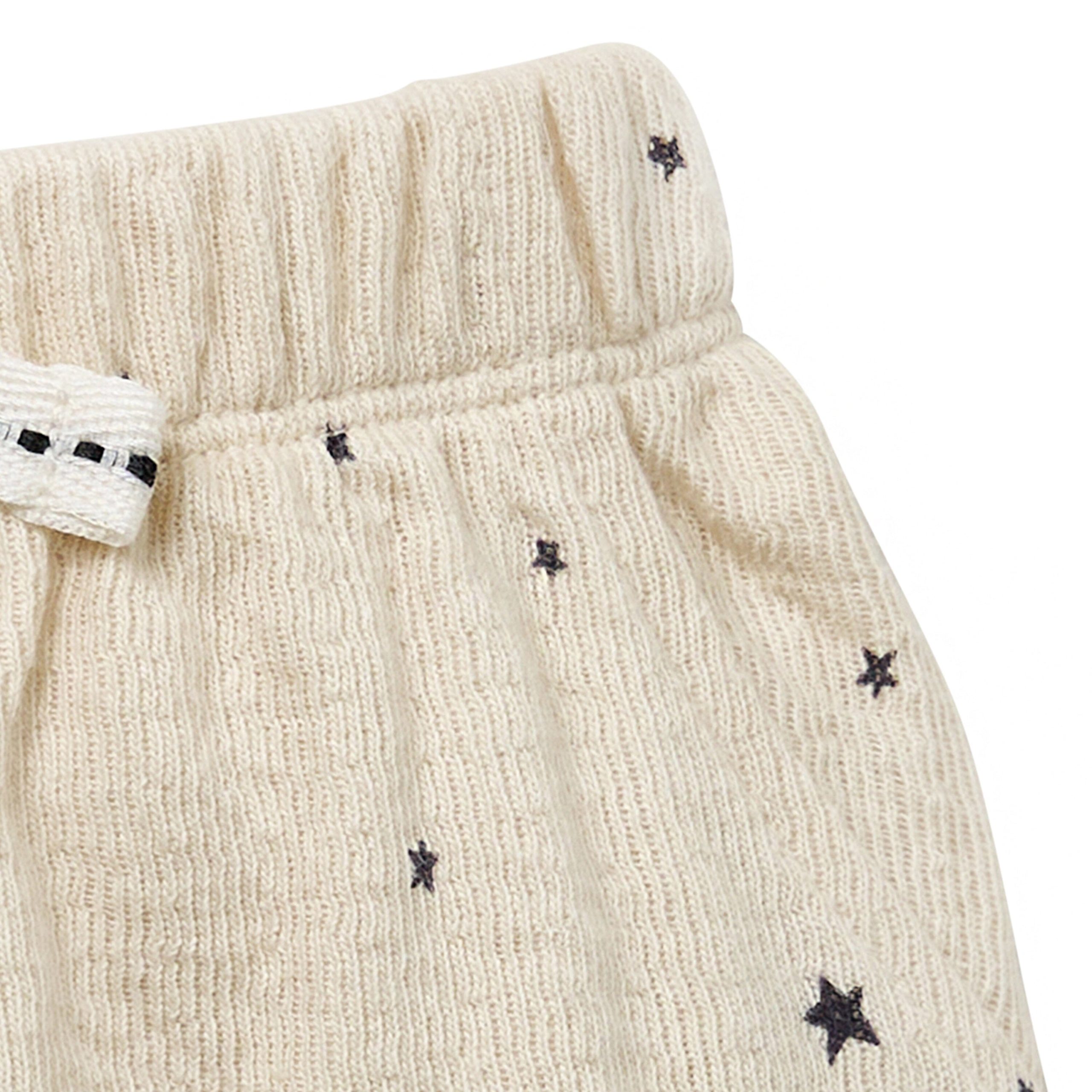 2-Piece Baby Neutral Moon and Stars Tank Top & Harem Shorts Set - Image 11