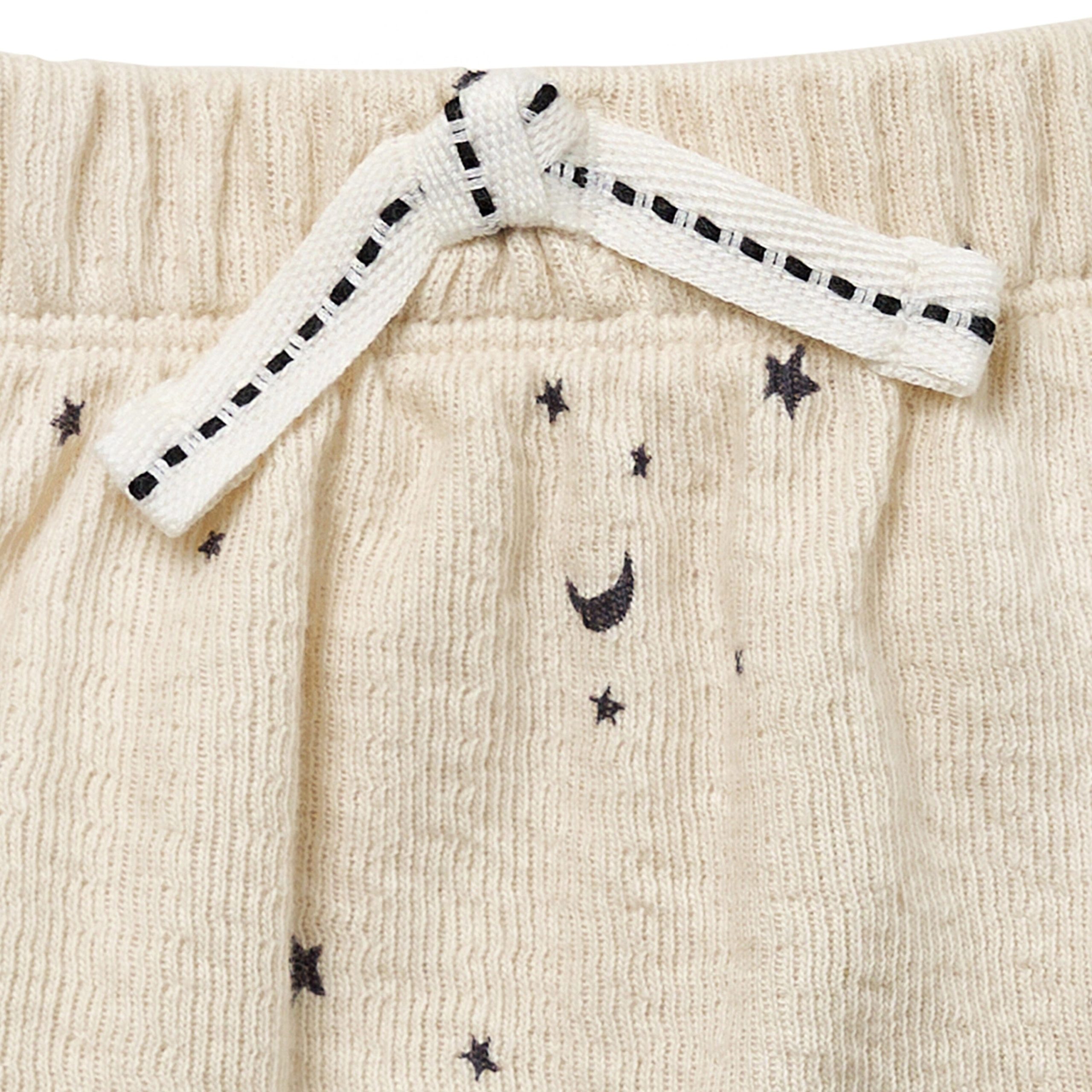 2-Piece Baby Neutral Moon and Stars Tank Top & Harem Shorts Set - Image 10