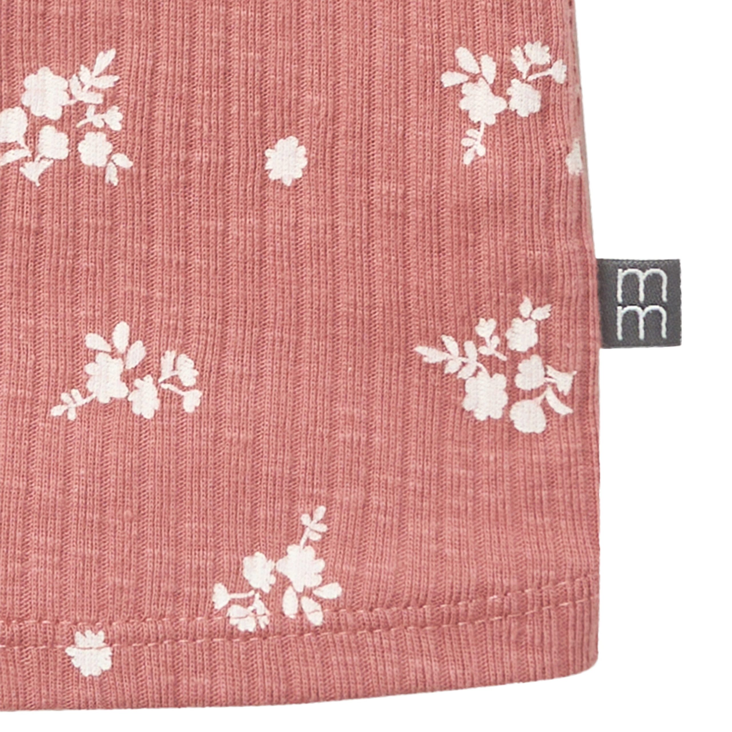 2-Piece Infant & Toddler Girls Rose Ruffled Sleeveless Top & Wide Leg Shorts Set - Image 9