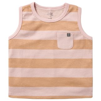Infant & Toddler Boys Tan Stripe Tank Top
