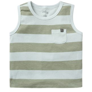 Infant & Toddler Boys Light Sky Stripe Tank Top