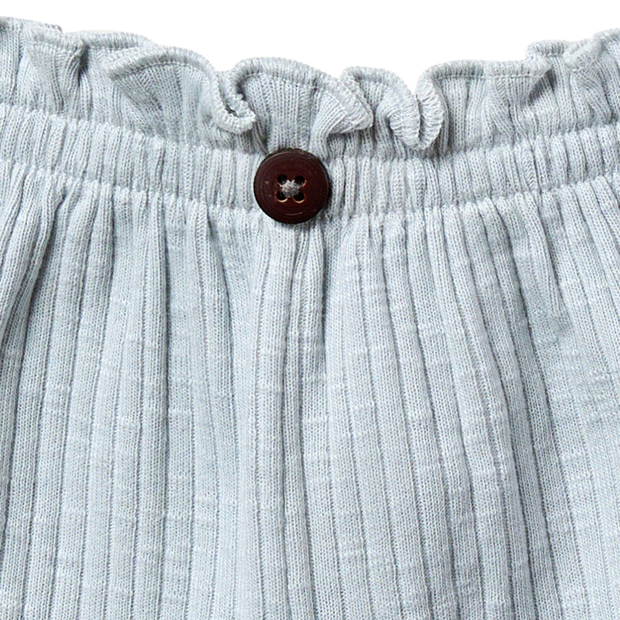 Infant & Toddler Girls Light Blue Wide Leg Shorts - Image 5