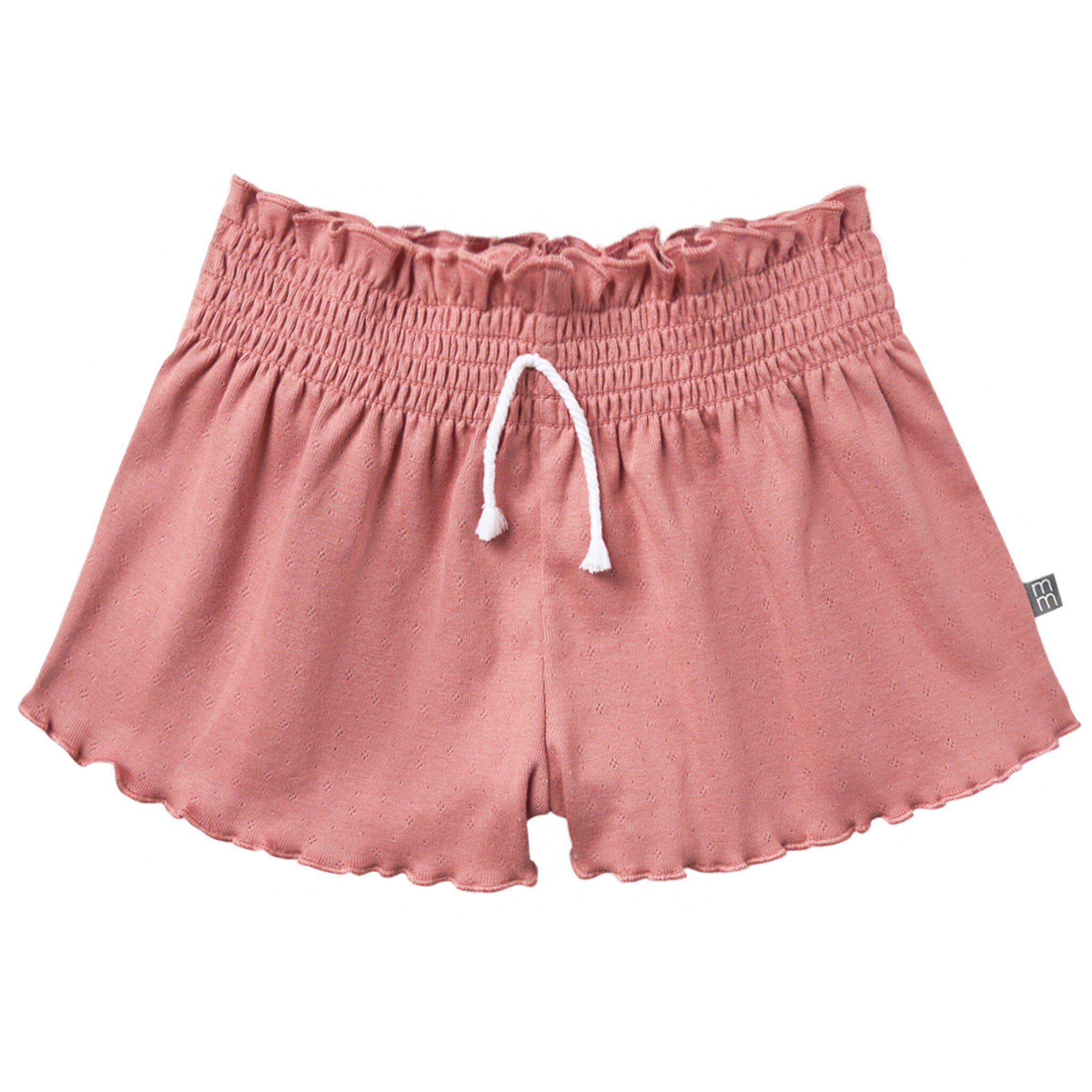 Infant & Toddler Girls Rose Smocked Wide Leg Shorts