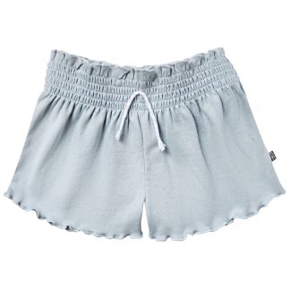 Infant & Toddler Girls Light Blue Smocked Wide Leg Shorts