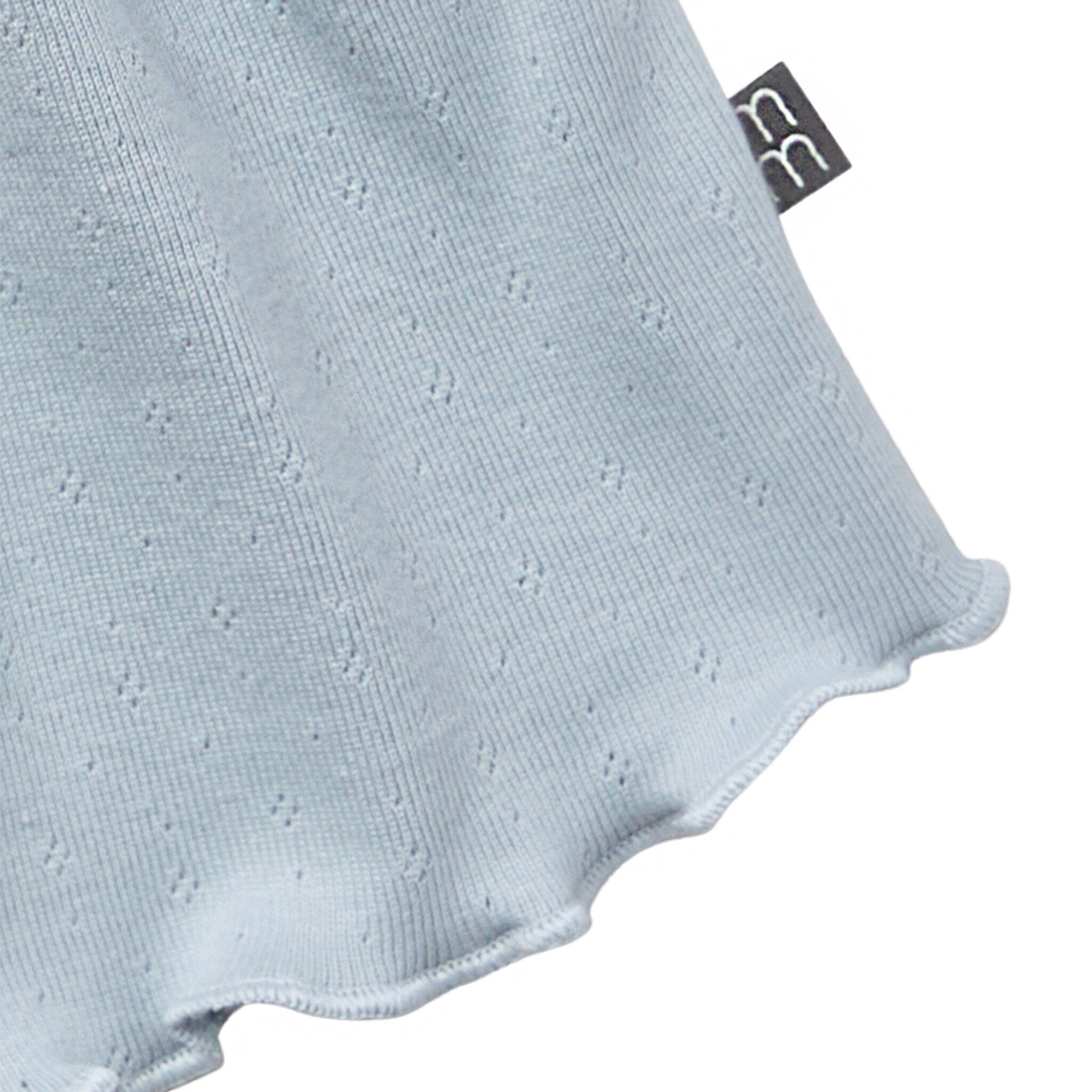 Infant & Toddler Girls Light Blue Smocked Wide Leg Shorts - Image 9