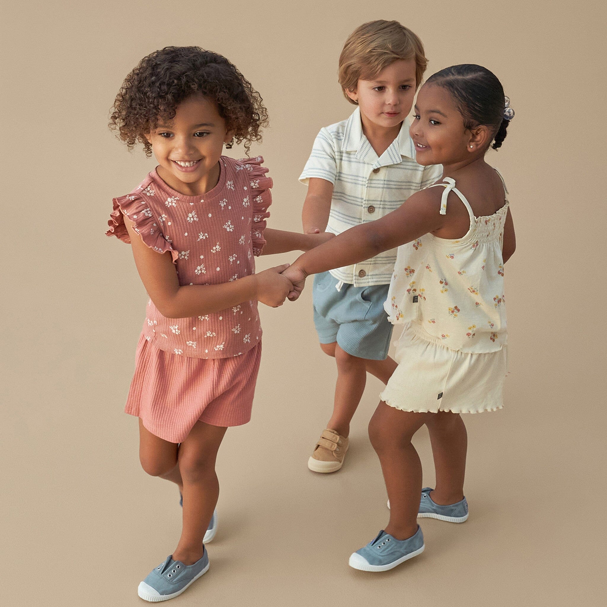 Infant & Toddler Girls Rose Floral Ruffle Sleeveless Top - Image 2