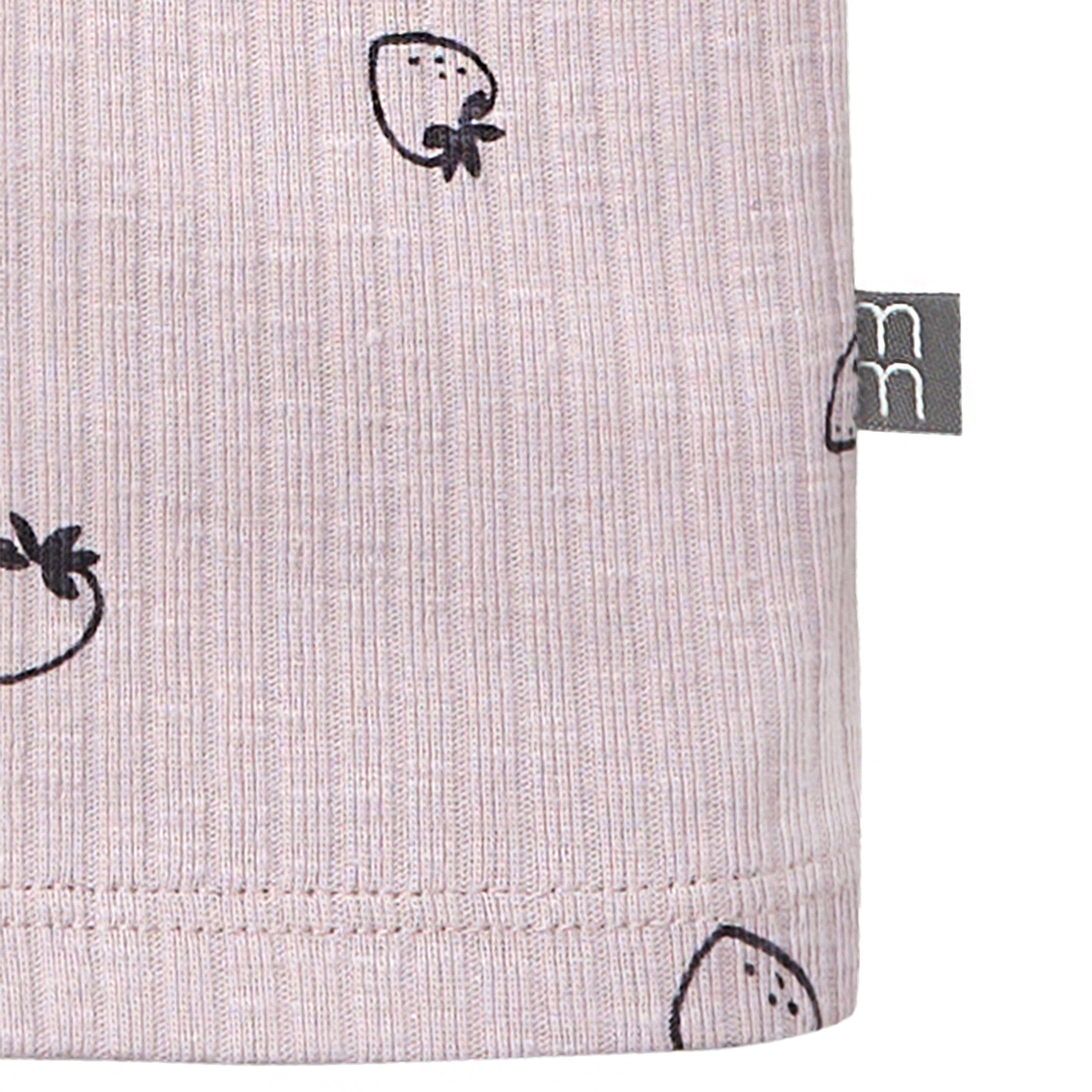 Infant & Toddler Girls Light Lilac Strawberry Ruffle Sleeveless Top - Image 4