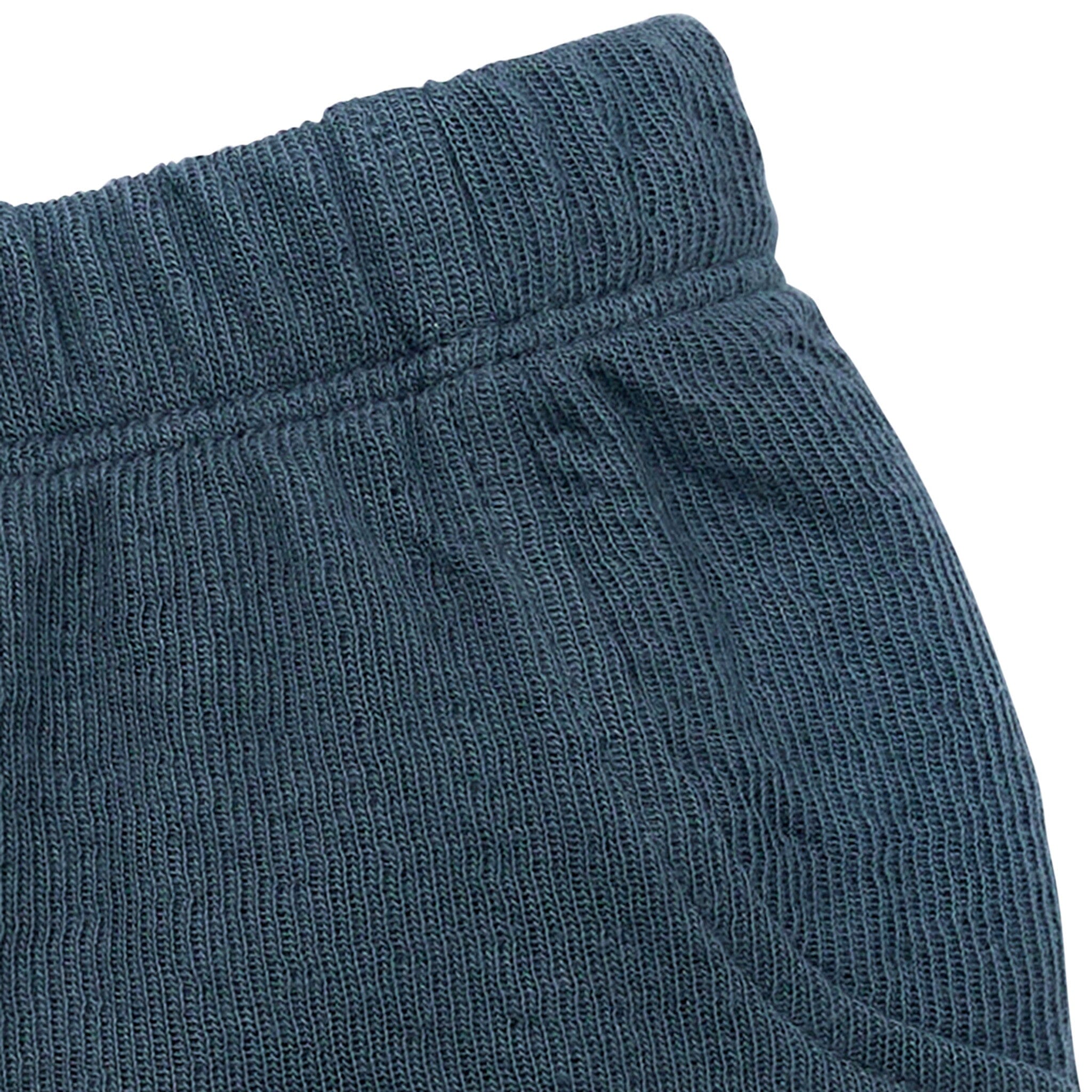 Baby Boys Dark Blue Cuffed Shorts - Image 2