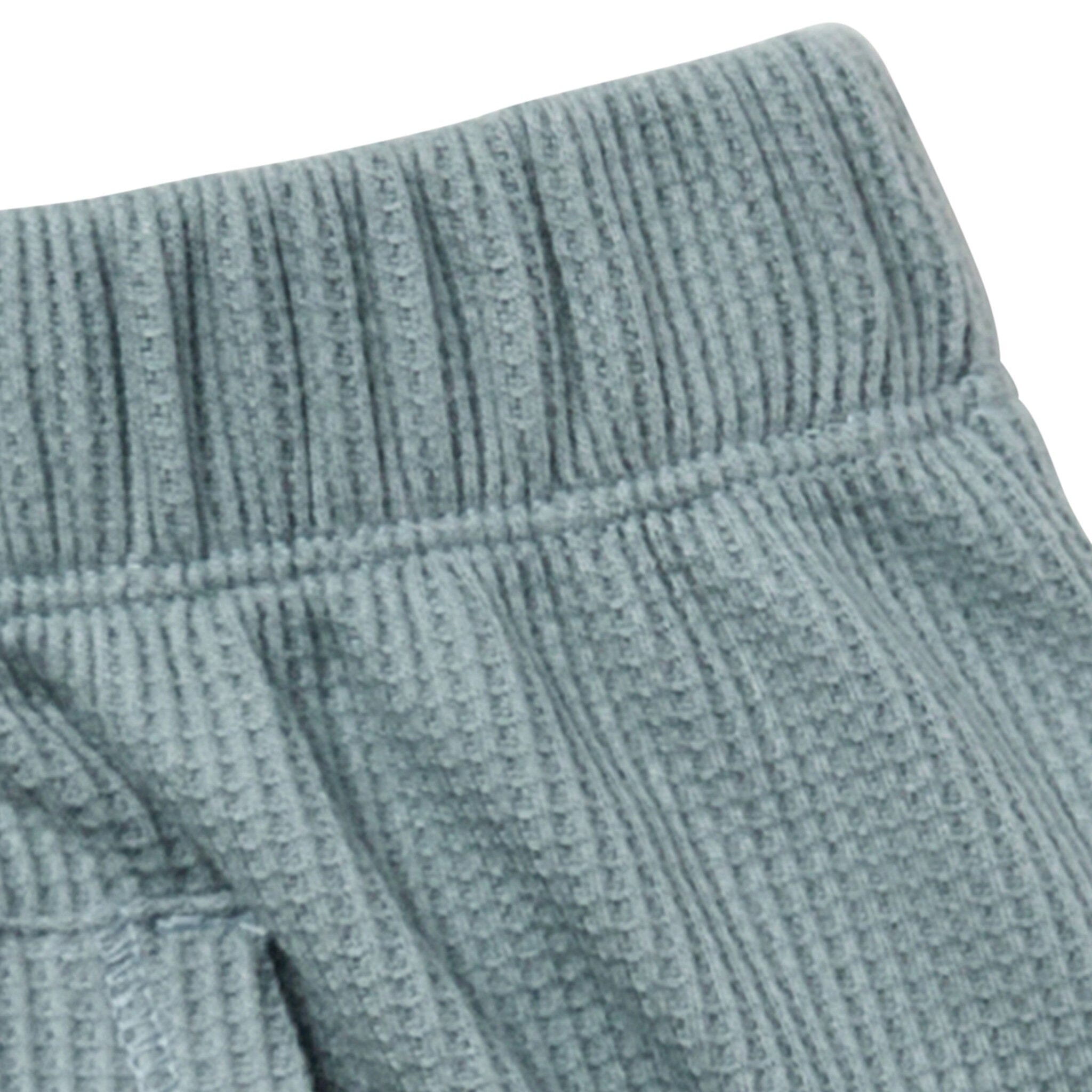 Infant & Toddler Boys Teal Harem Kangaroo Pocket Shorts - Image 3