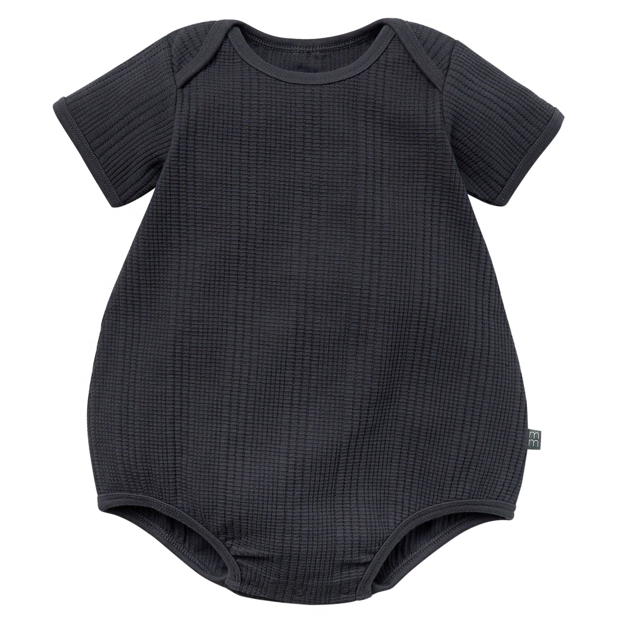 Baby Neutral Dark Grey Dumpling Romper