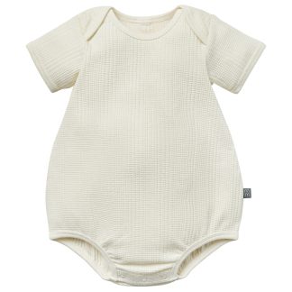 Baby Neutral Ivory Dumpling Romper