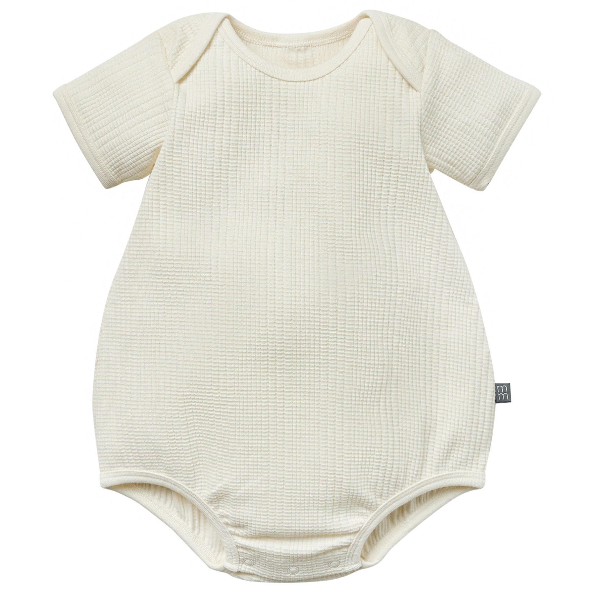 Baby Neutral Ivory Dumpling Romper