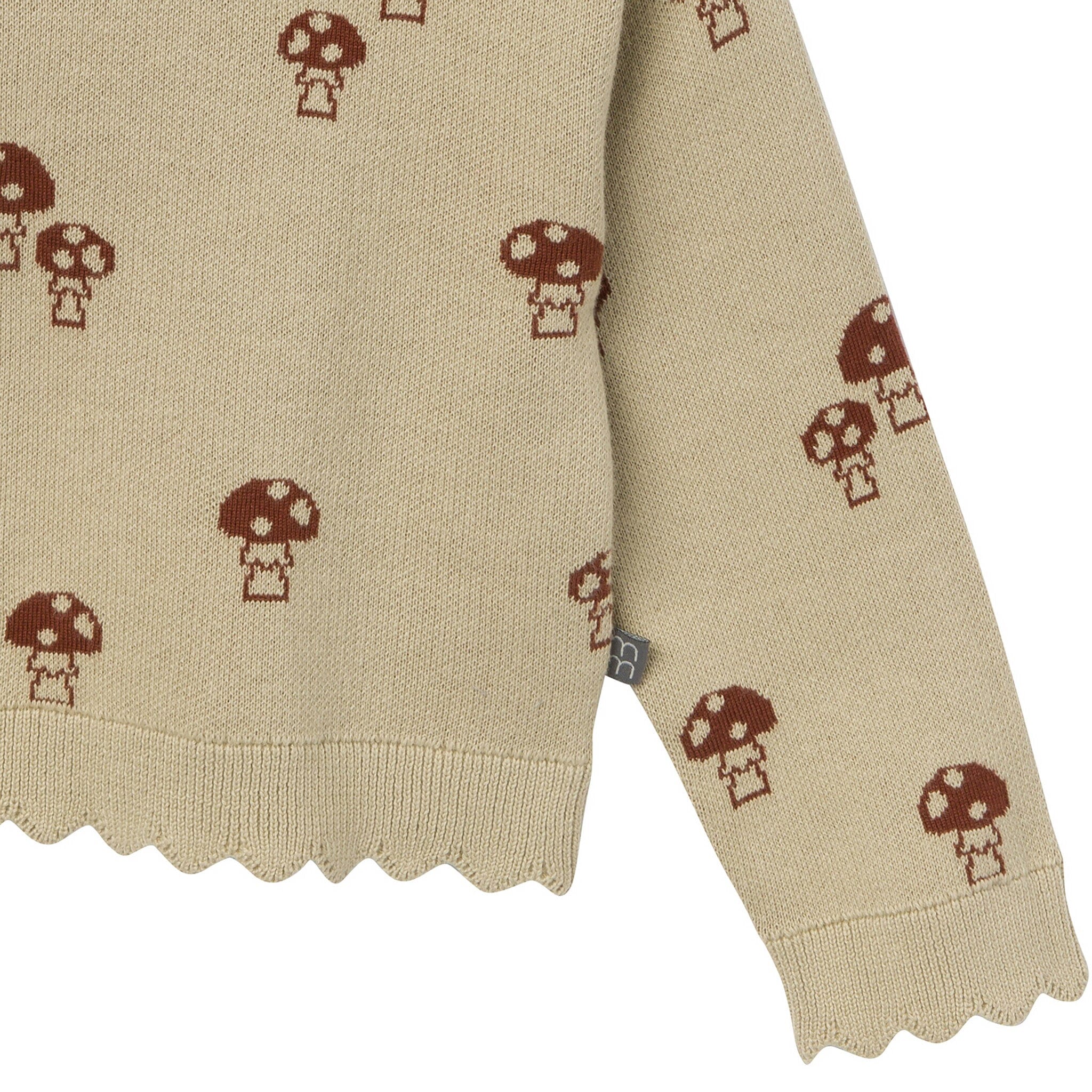 2-Pack Infant & Toddler Girls Lt Green Mushroom Field Sweater and Pant Set - Image 5
