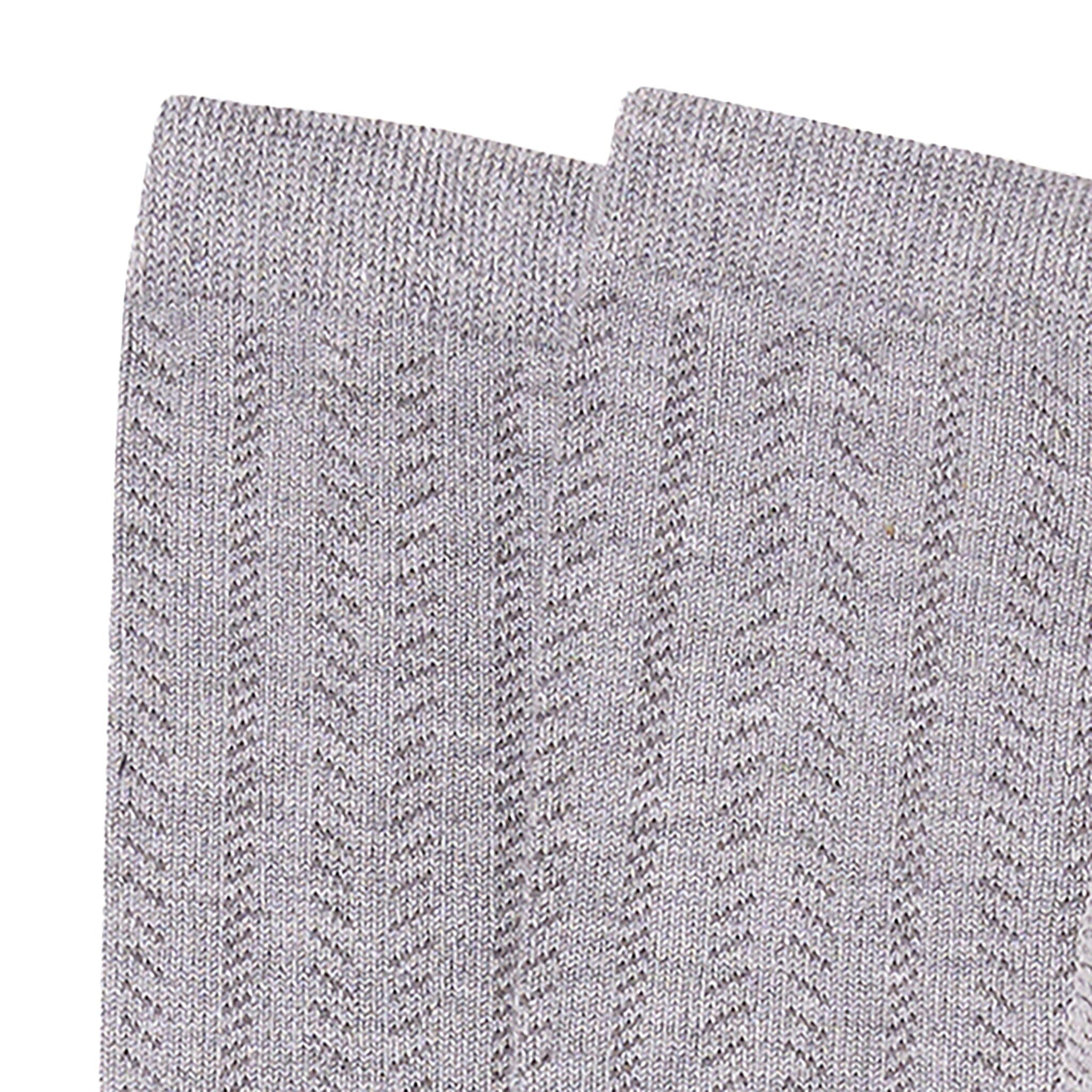 2-Pack Toddler Girls Grey & Black Pointelle Ribbed Tights - Image 4