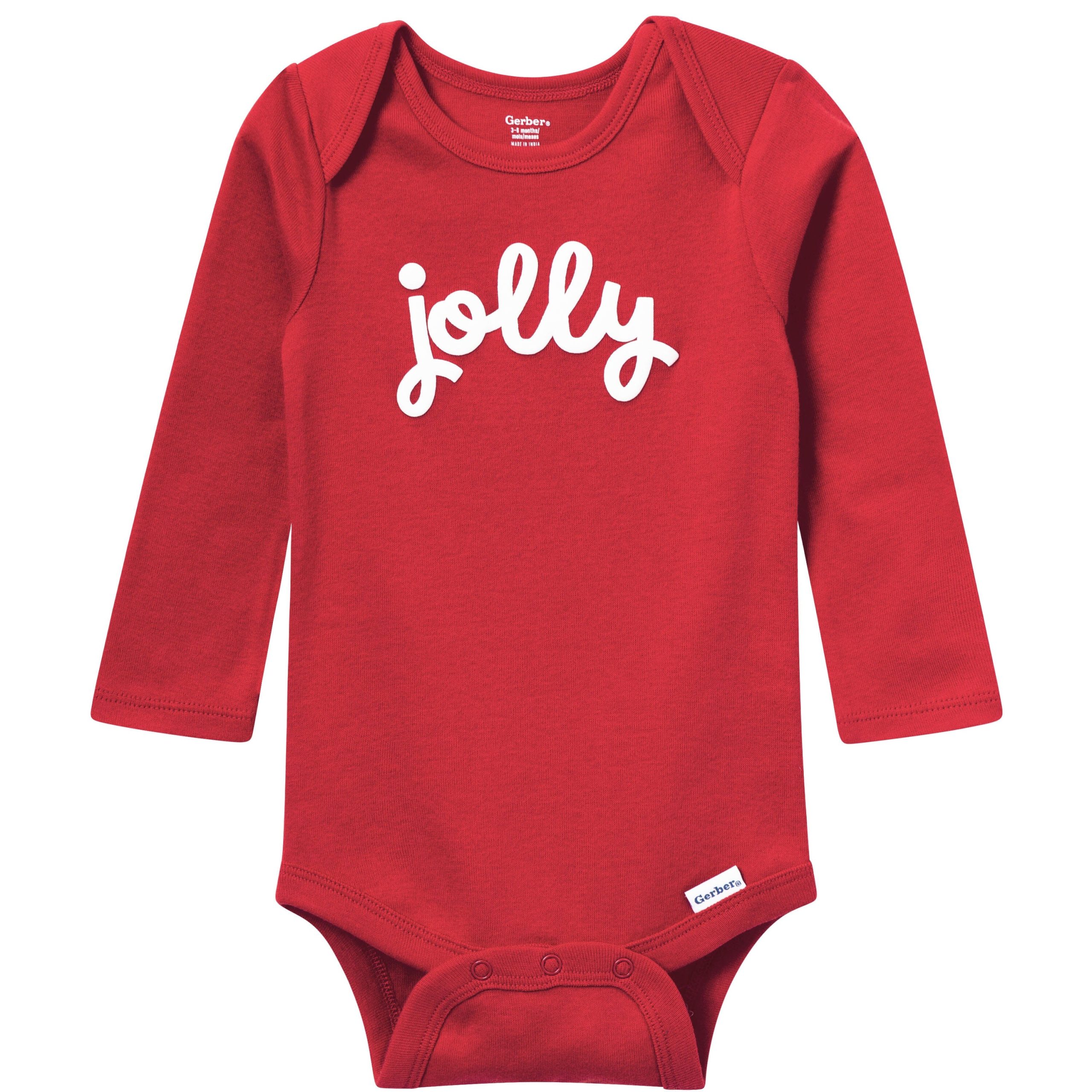 3-Pack Baby Neutral Jolly Long Sleeve Onesies® Bodysuits - Image 5