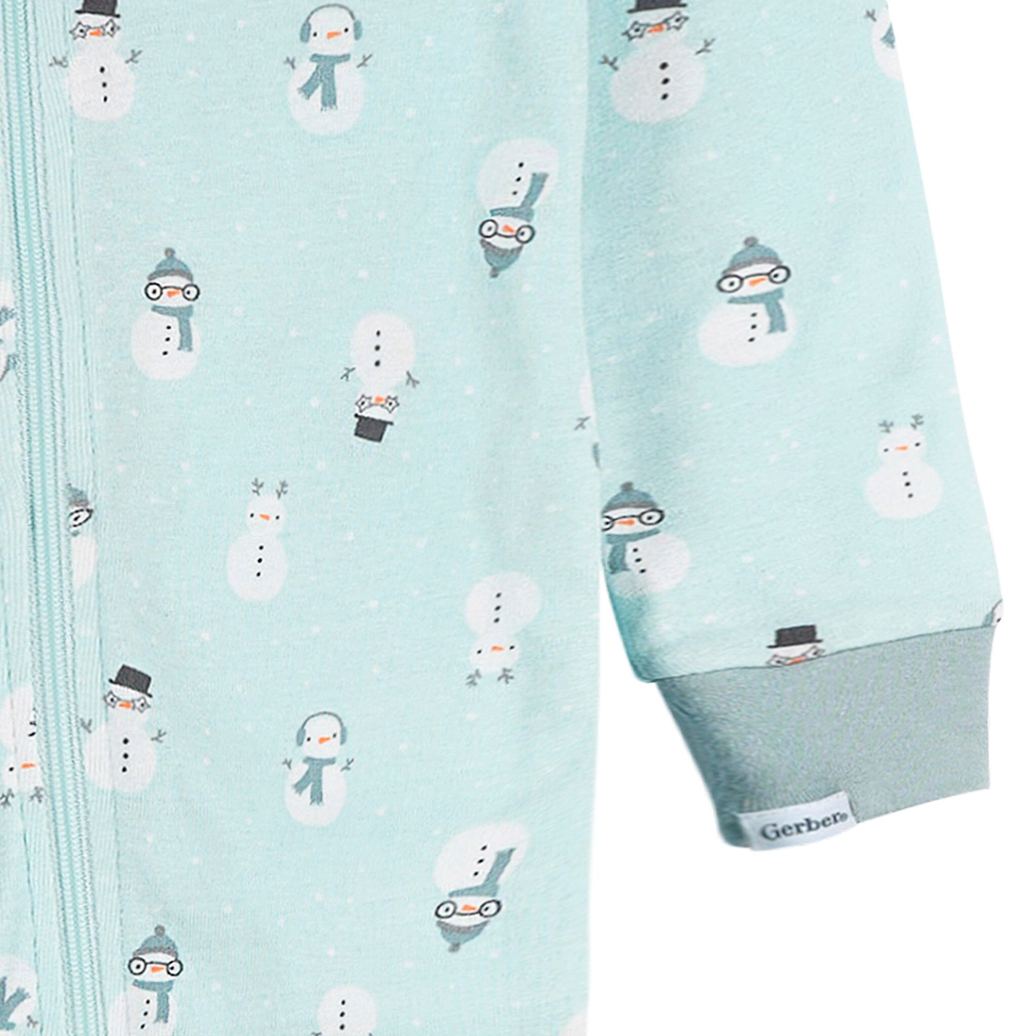 2-Pack Infant & Toddler Snowman Stripe Snug Fit Footless Pajamas - Image 7