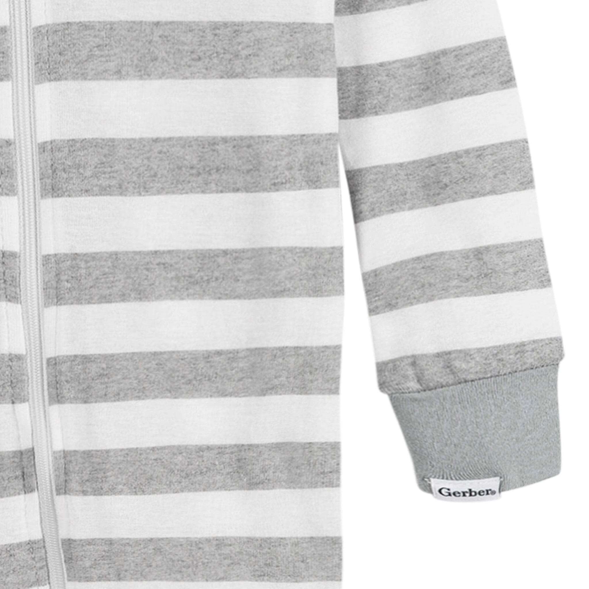 2-Pack Infant & Toddler Snowman Stripe Snug Fit Footless Pajamas - Image 10