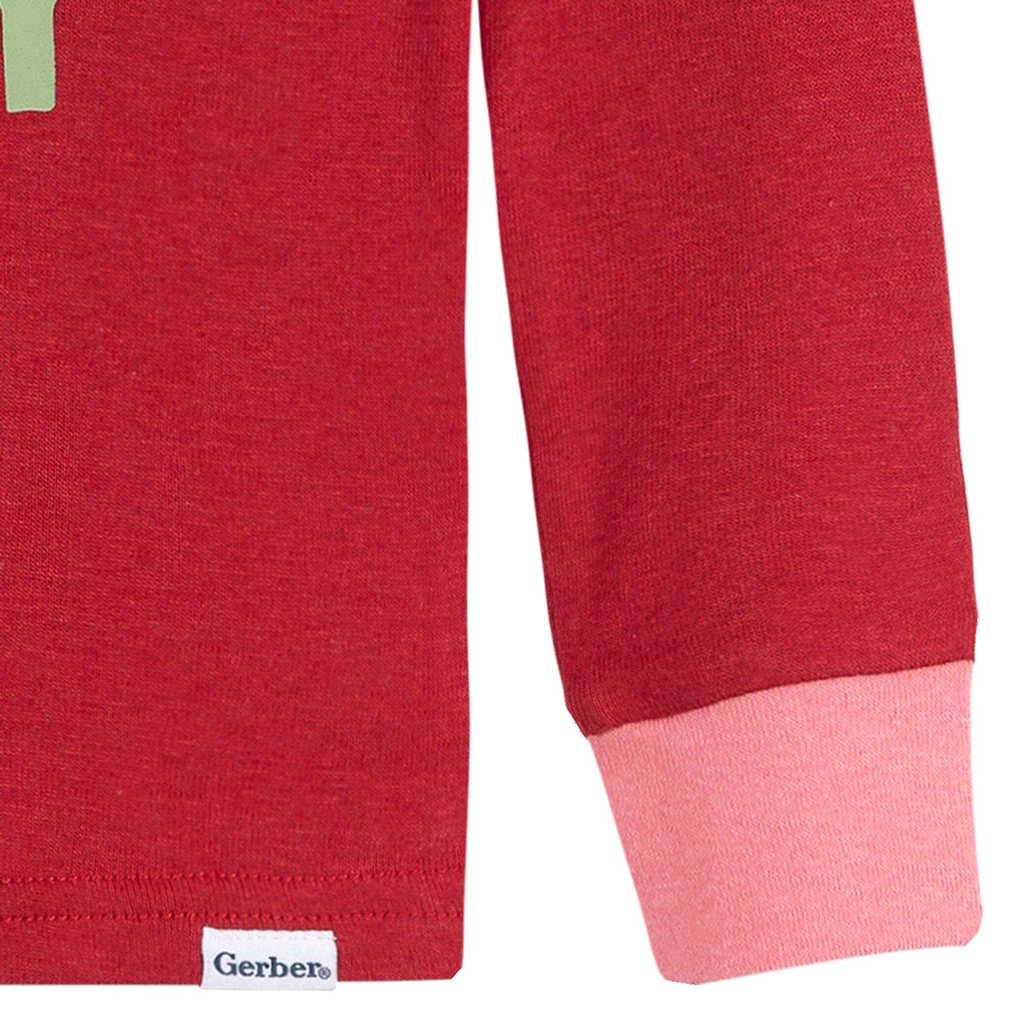 2-Piece Infant & Toddler Girls Holiday Check Snug Fit Pajama Set - Image 7