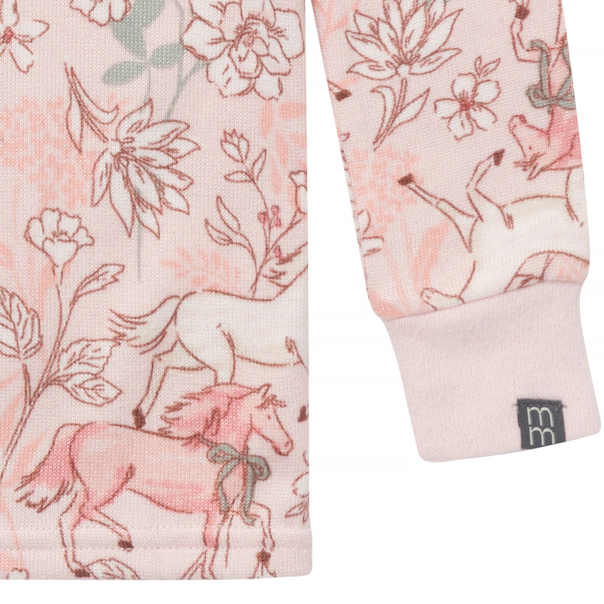 2-Piece Girls Horses Snug Fit Pajama Set - Image 6